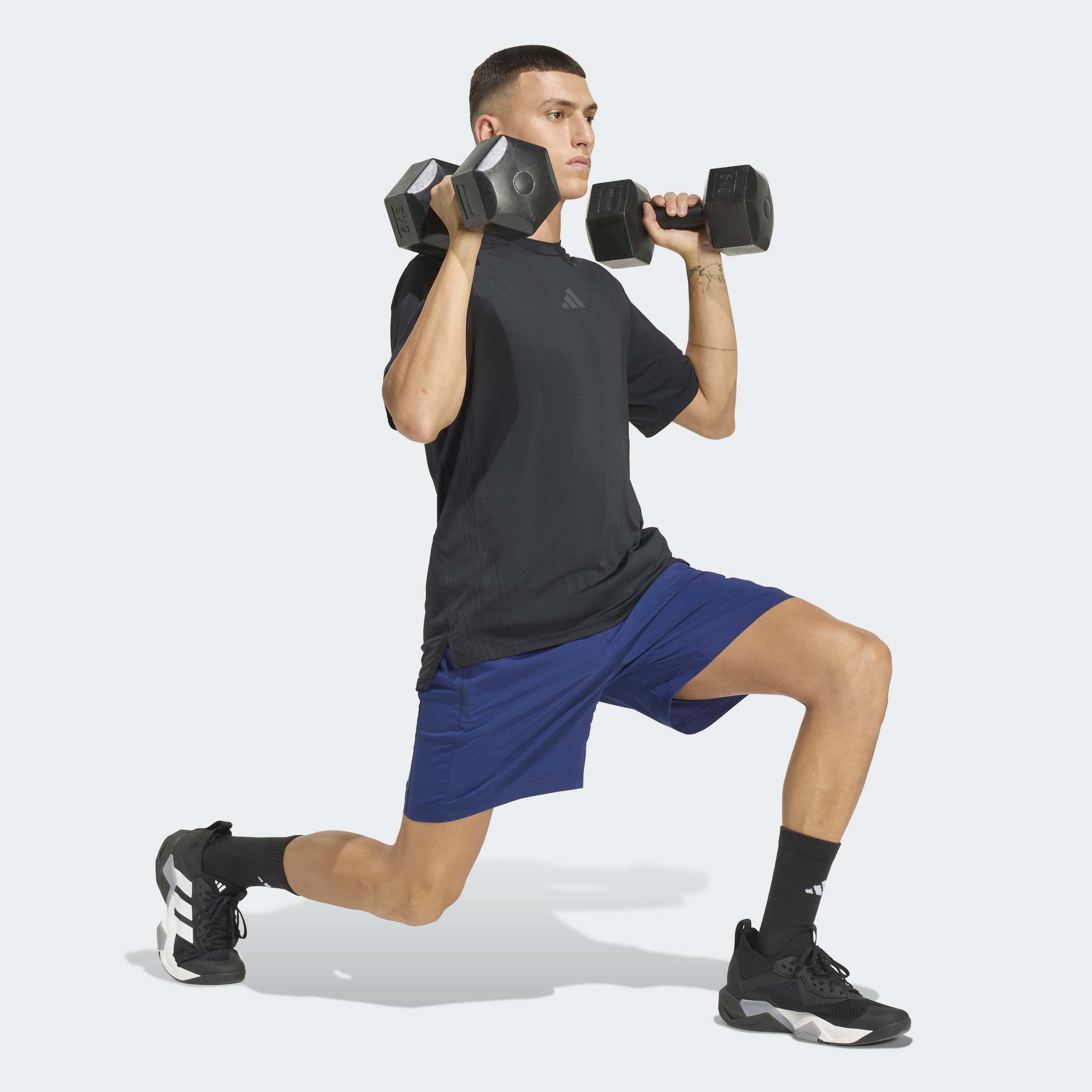 Workout Essentials Base Woven Short, Blue, A701_ONE, large image number 4