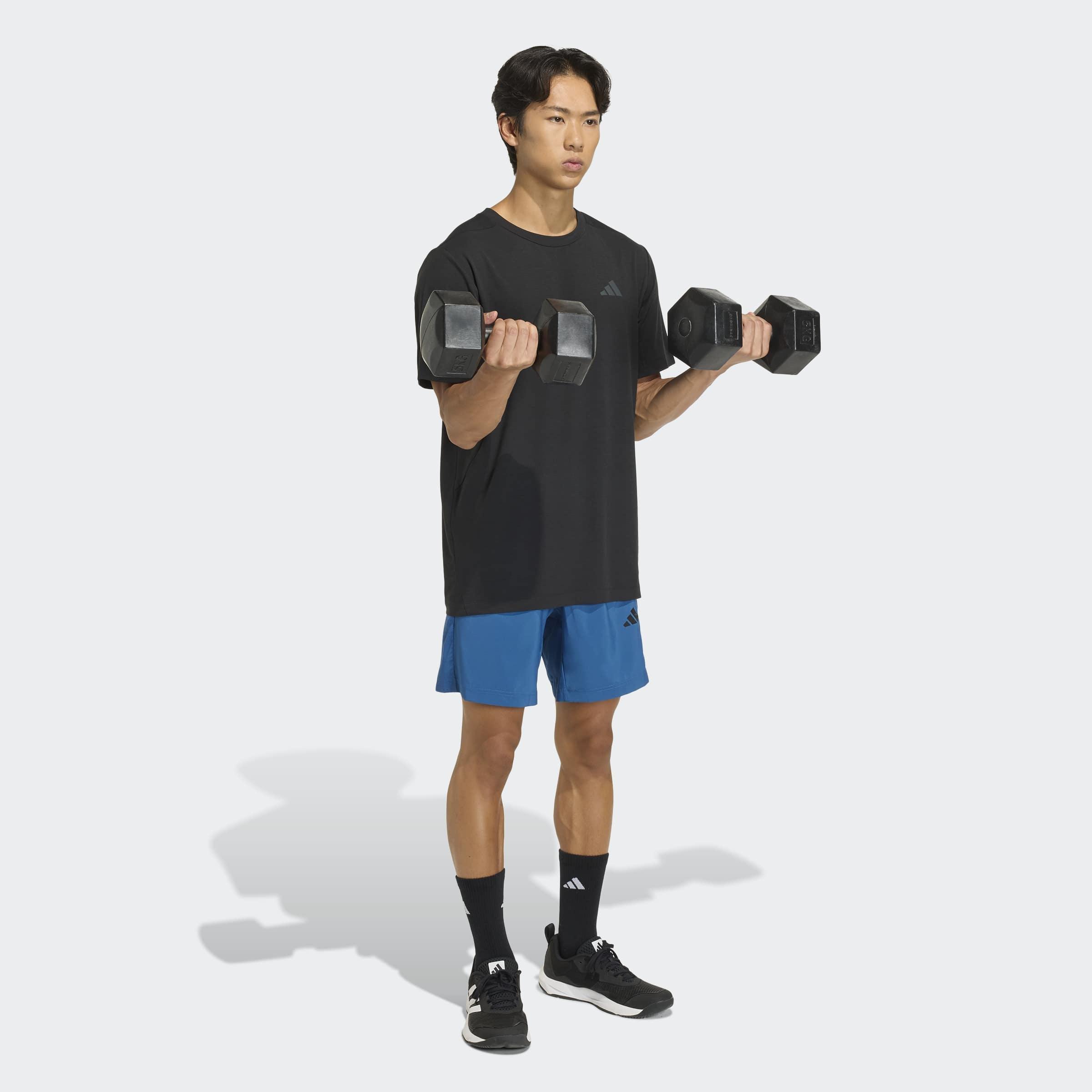 Workout Essentials Base Woven Short, Blue, A701_ONE, large image number 4