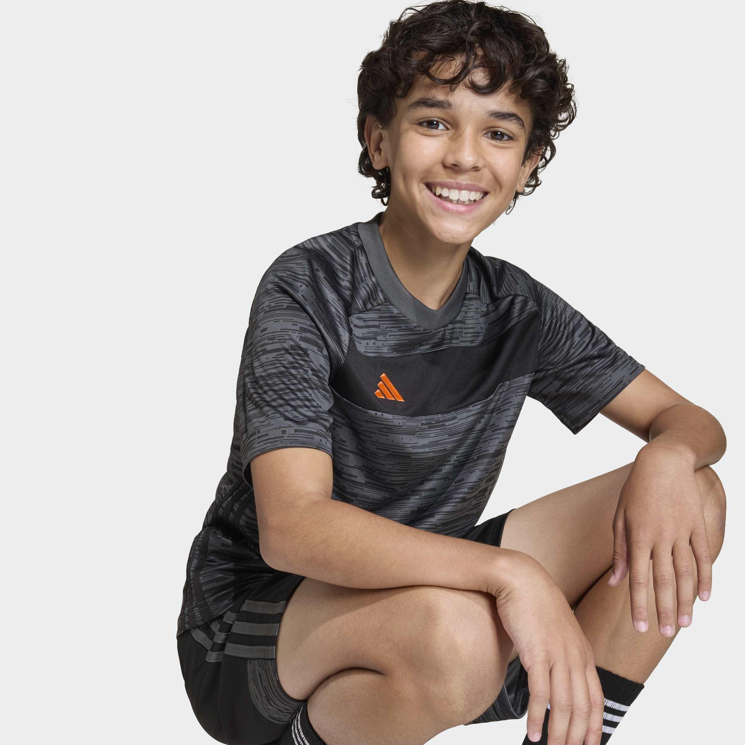 Kids Unisex Tiro25 Essentials Jersey, Black, A701_ONE, large image number 4