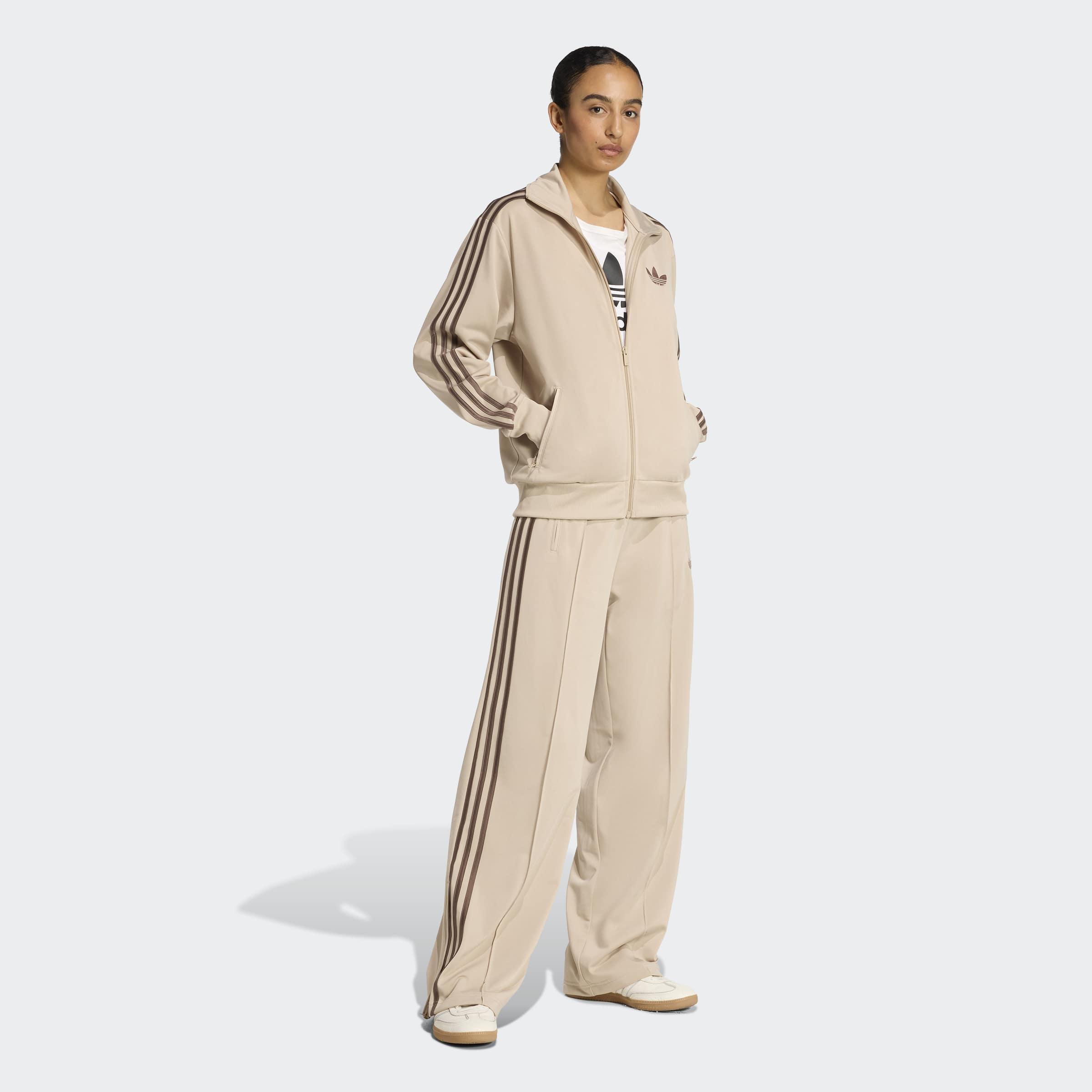 Firebird Loose Track Tracksuit Bottoms, Beige, A701_ONE, large image number 4