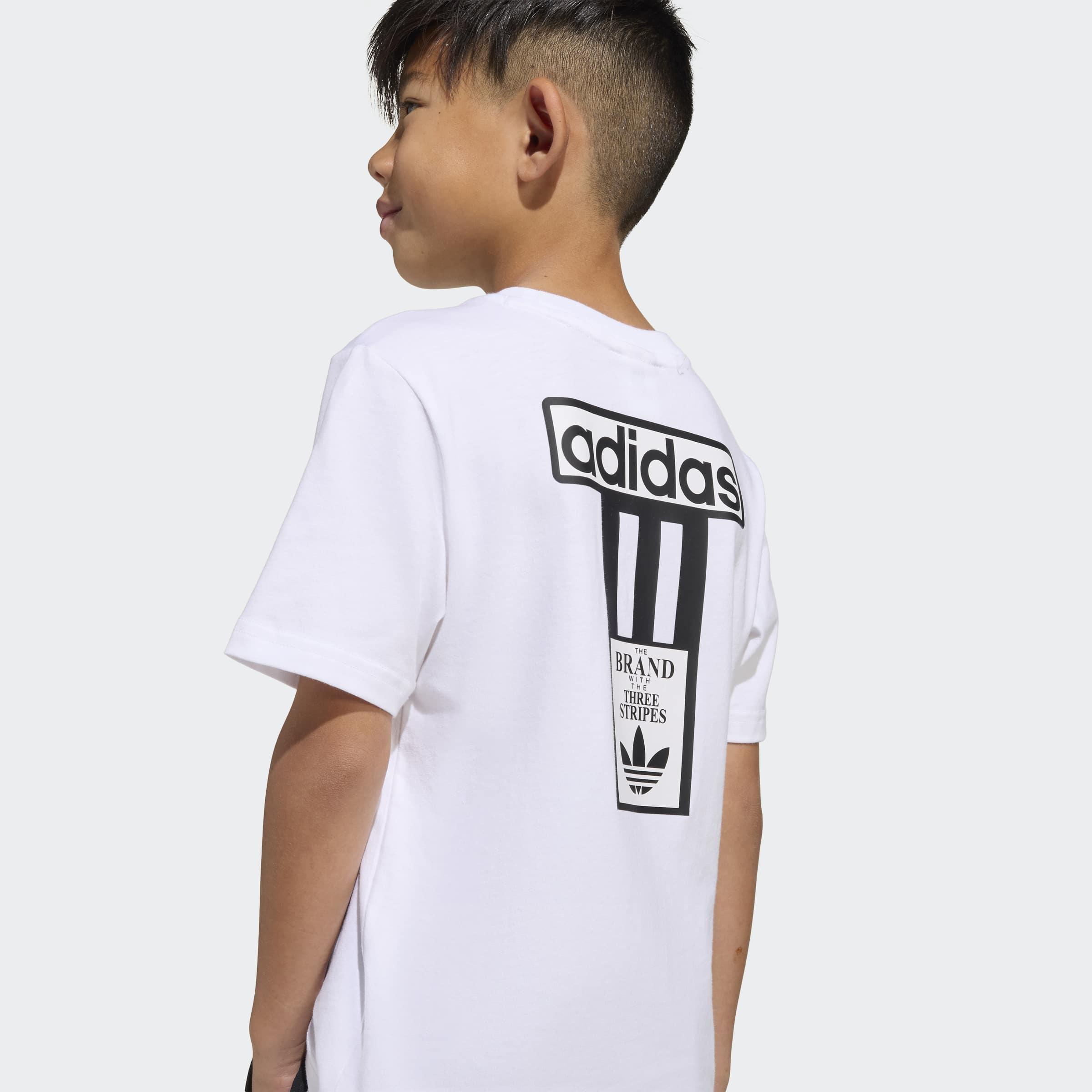 Kids Unisex Adibreak Tee Set, White, A701_ONE, large image number 3