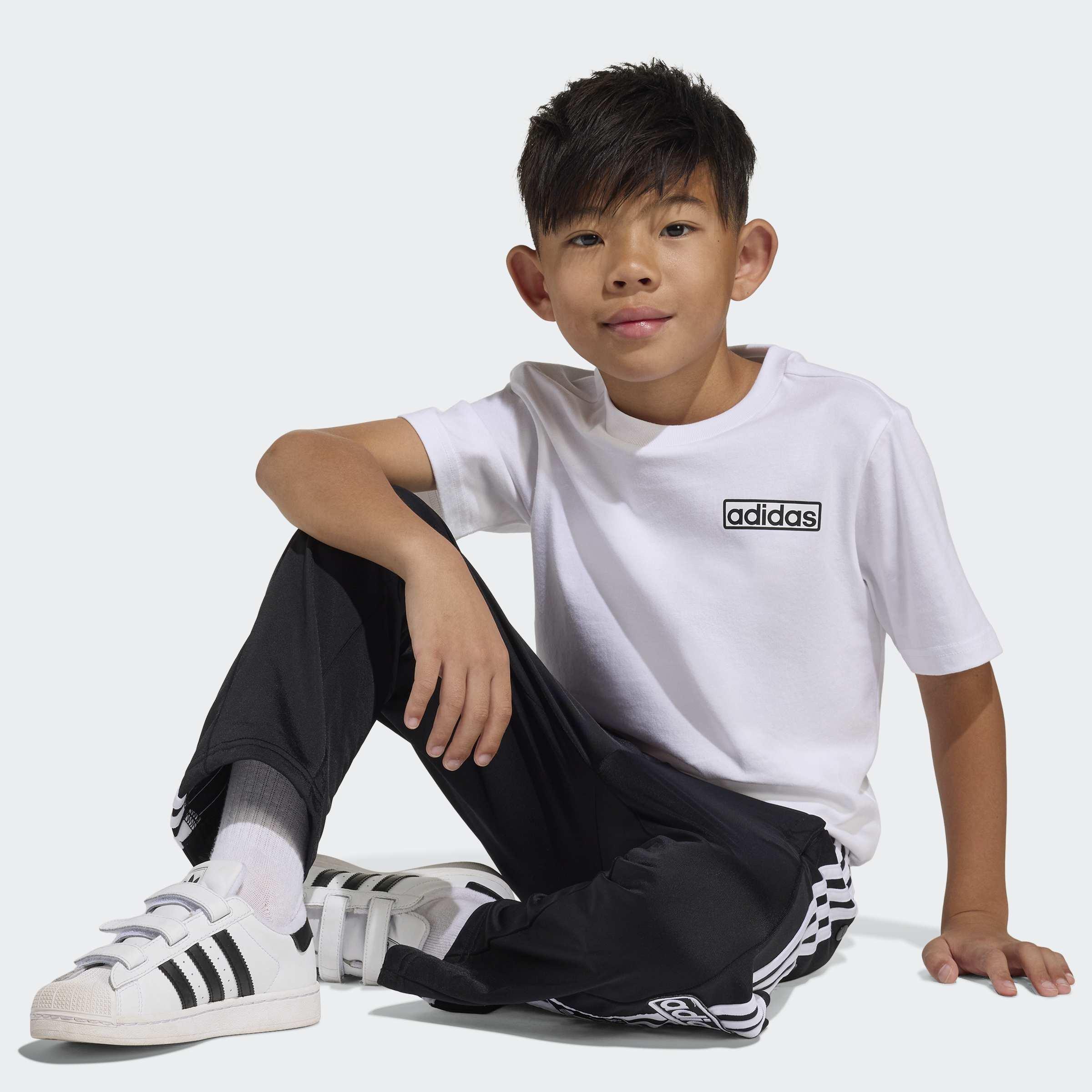 Kids Unisex Adibreak Tee Set, White, A701_ONE, large image number 5