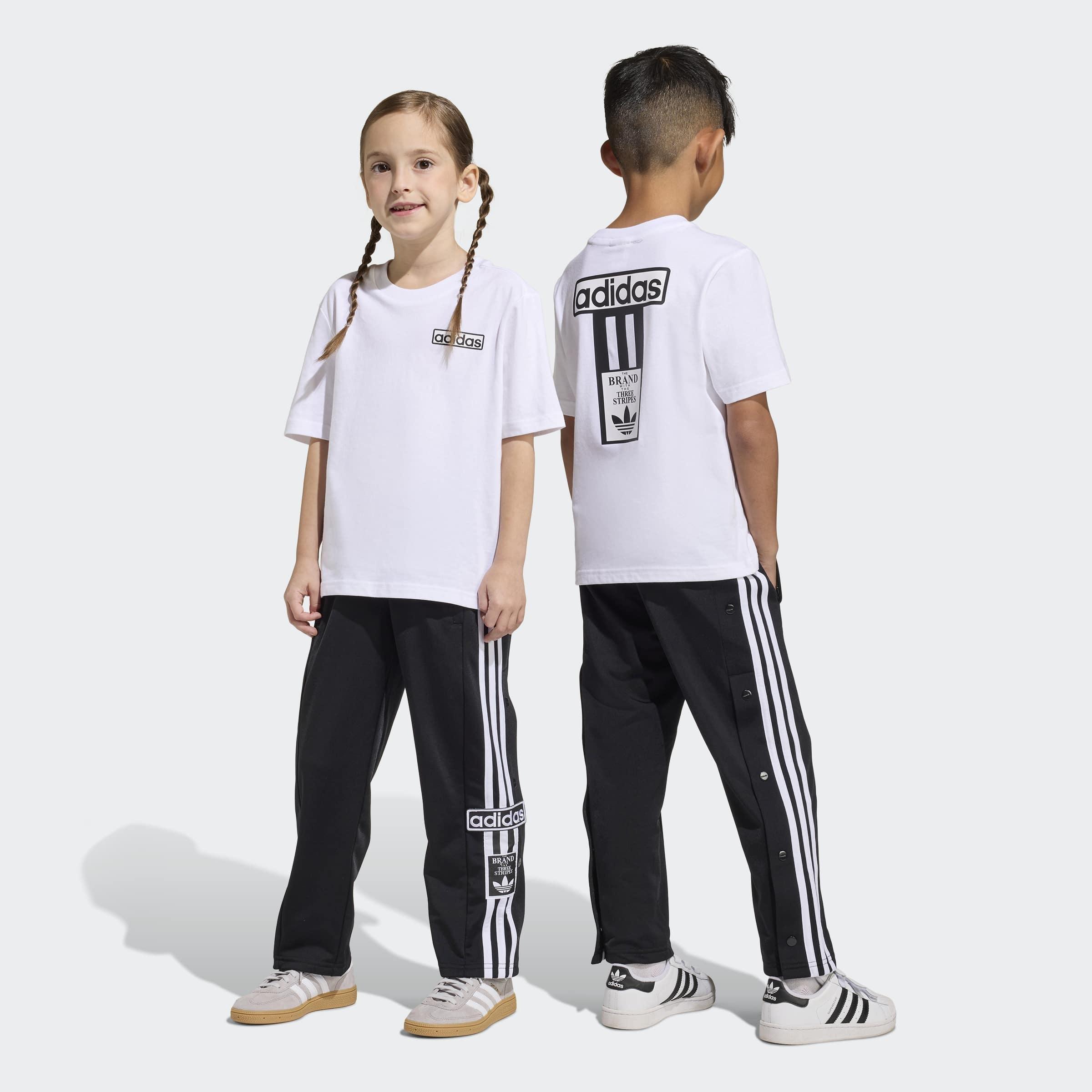 Kids Unisex Adibreak Tee Set, White, A701_ONE, large image number 6