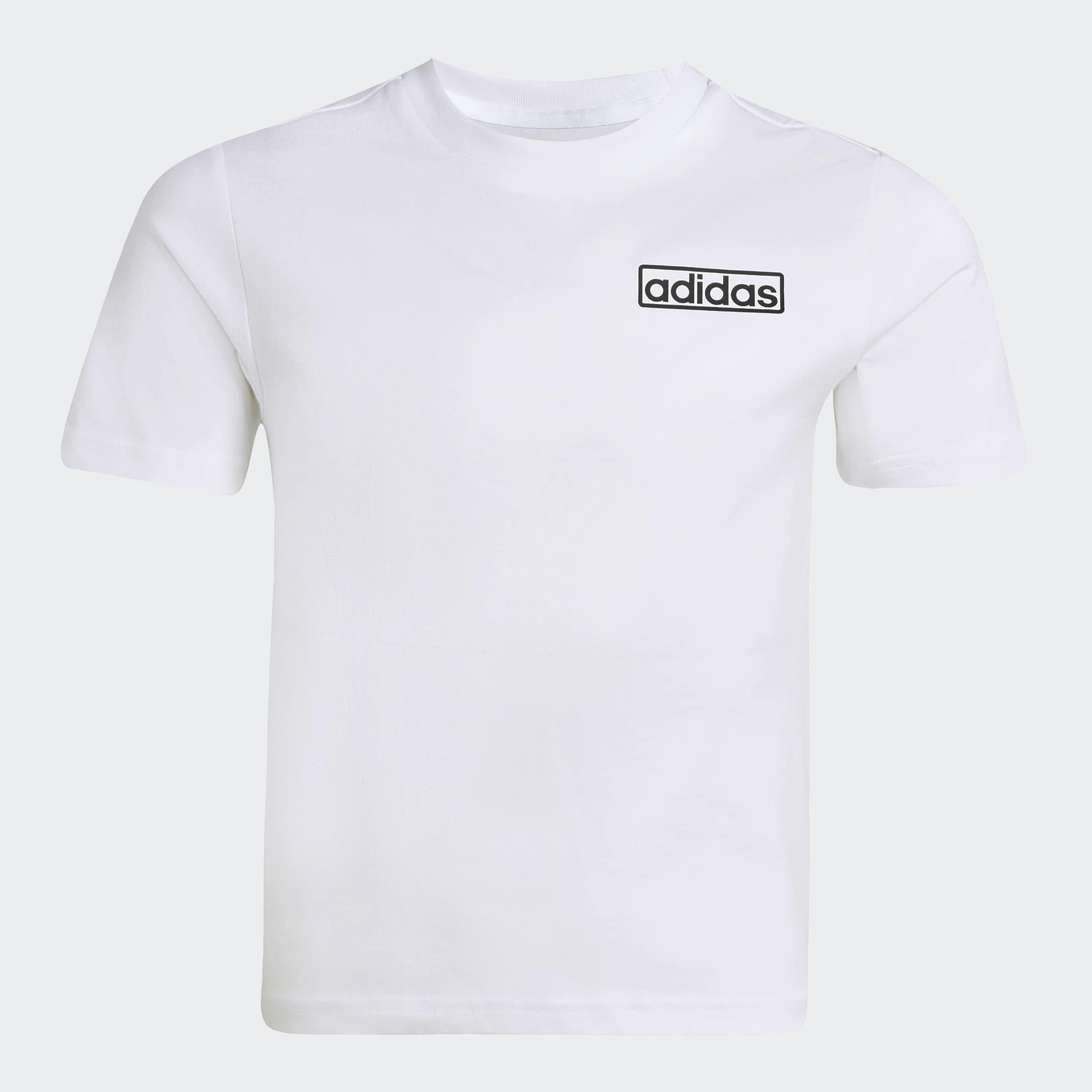 Kids Unisex Adibreak Tee Set, White, A701_ONE, large image number 8