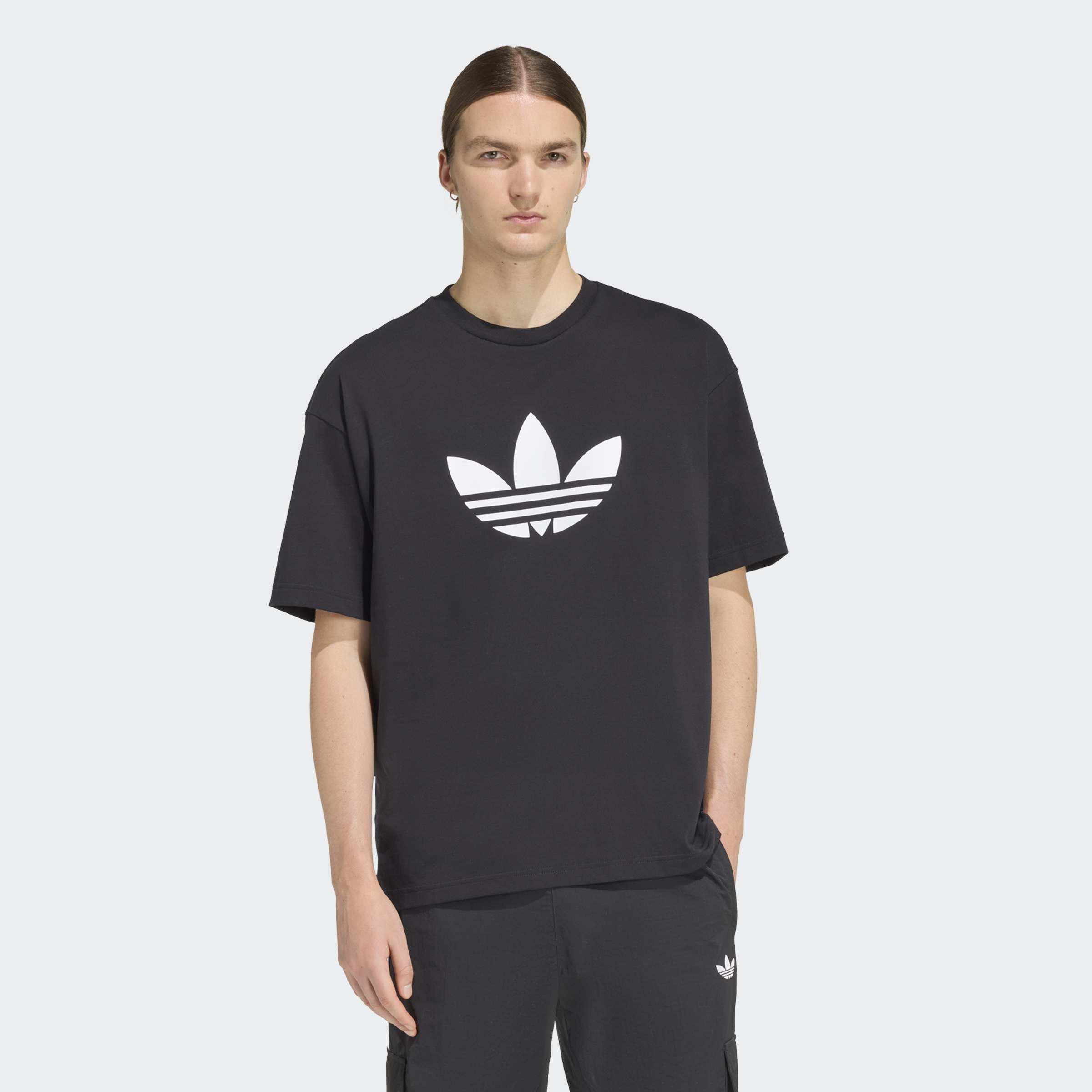 Adicolor Trefoil T-Shirt, Black, A701_ONE, large image number 4