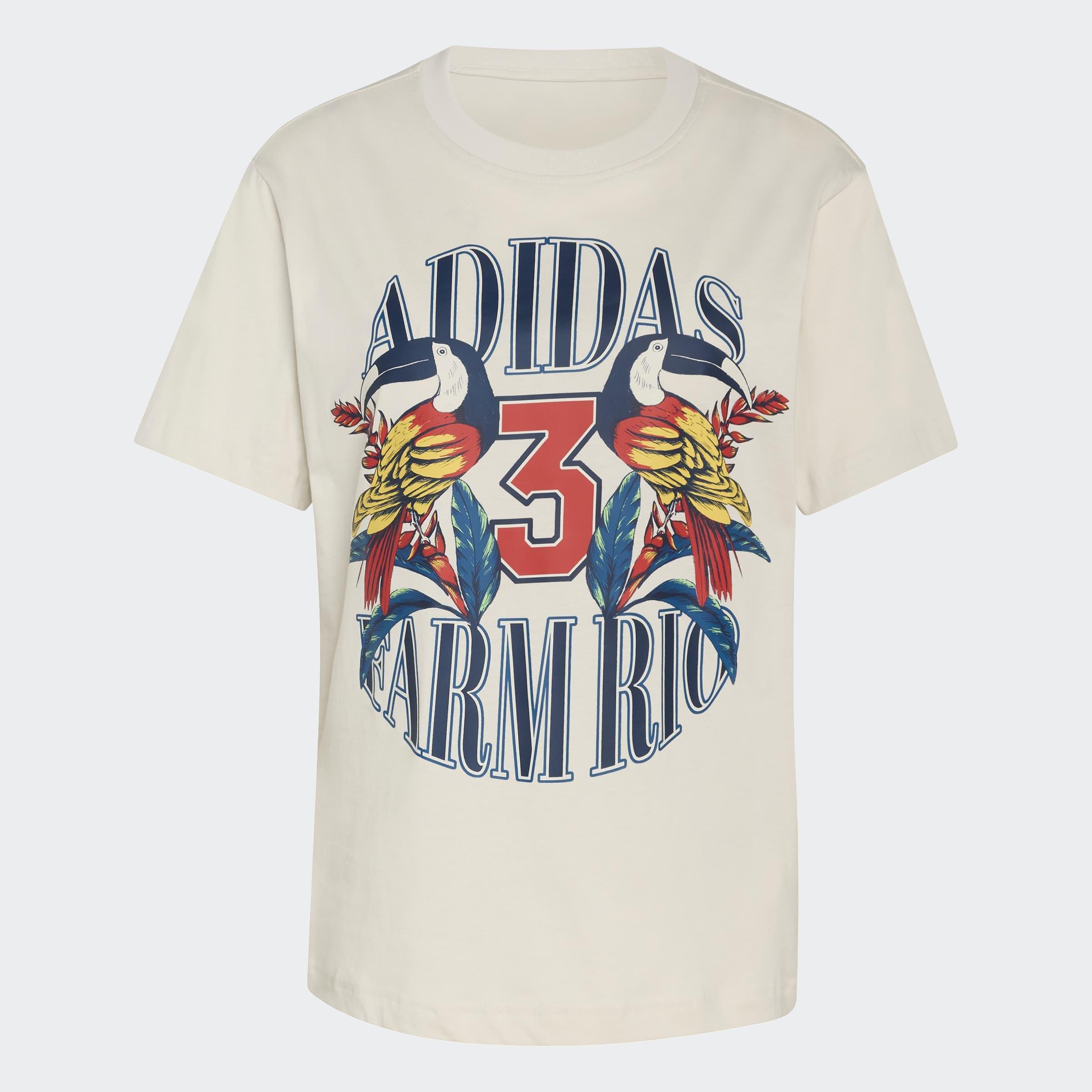 adidas X Farm Rio Graphic T-Shirt, Grey