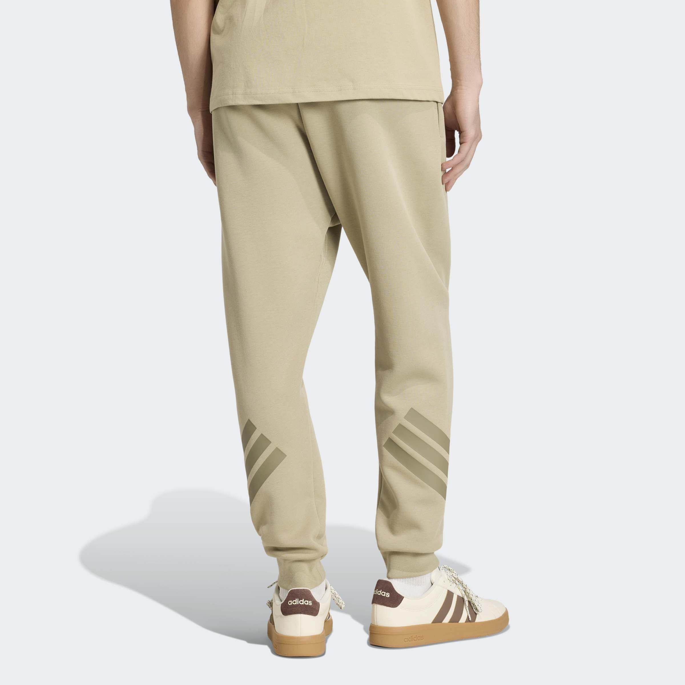 Future Icons 3-Stripes Tracksuit Bottoms, Brown, A701_ONE, large image number 1
