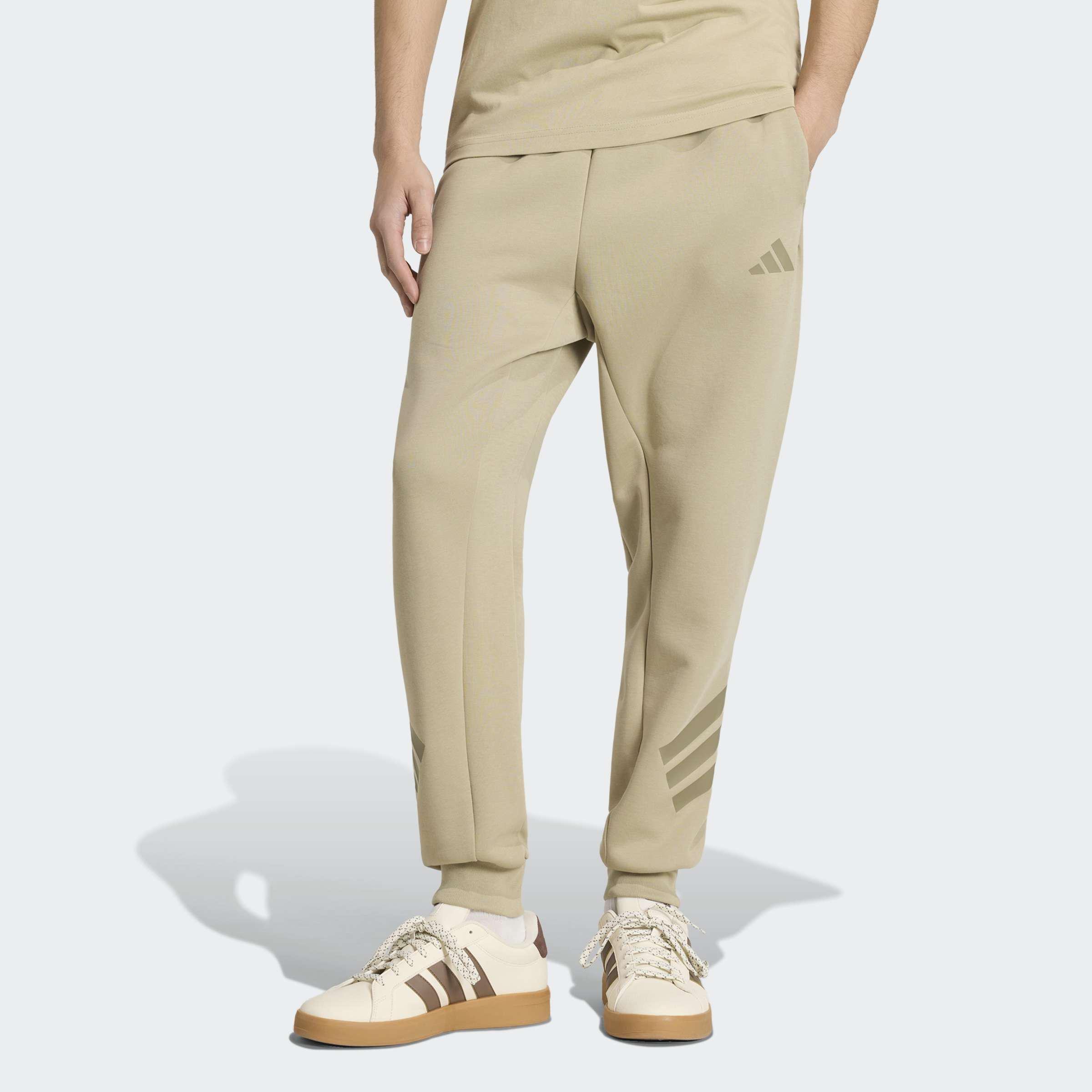 Future Icons 3-Stripes Tracksuit Bottoms, Brown, A701_ONE, large image number 5