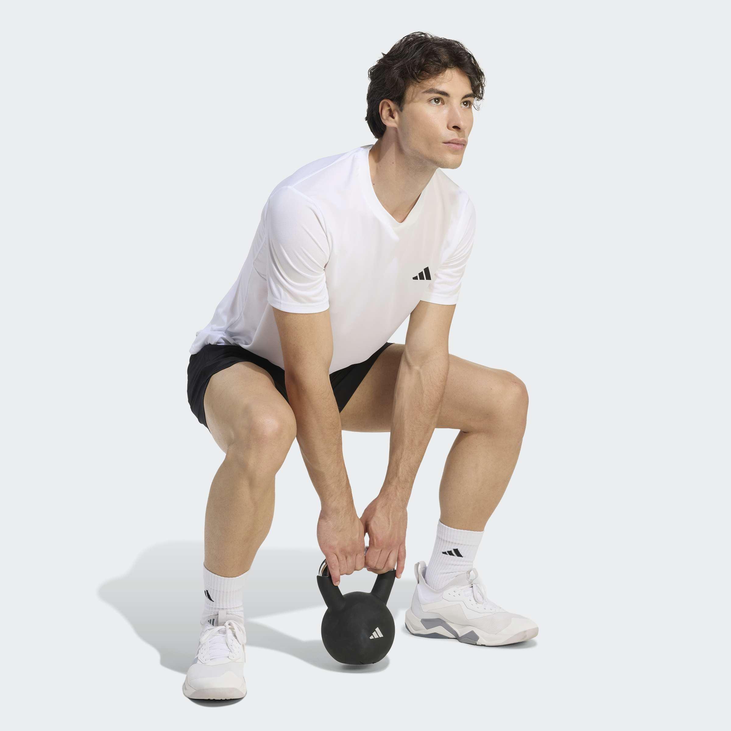 Workout Essentials Base T-Shirt, White, A701_ONE, large image number 5