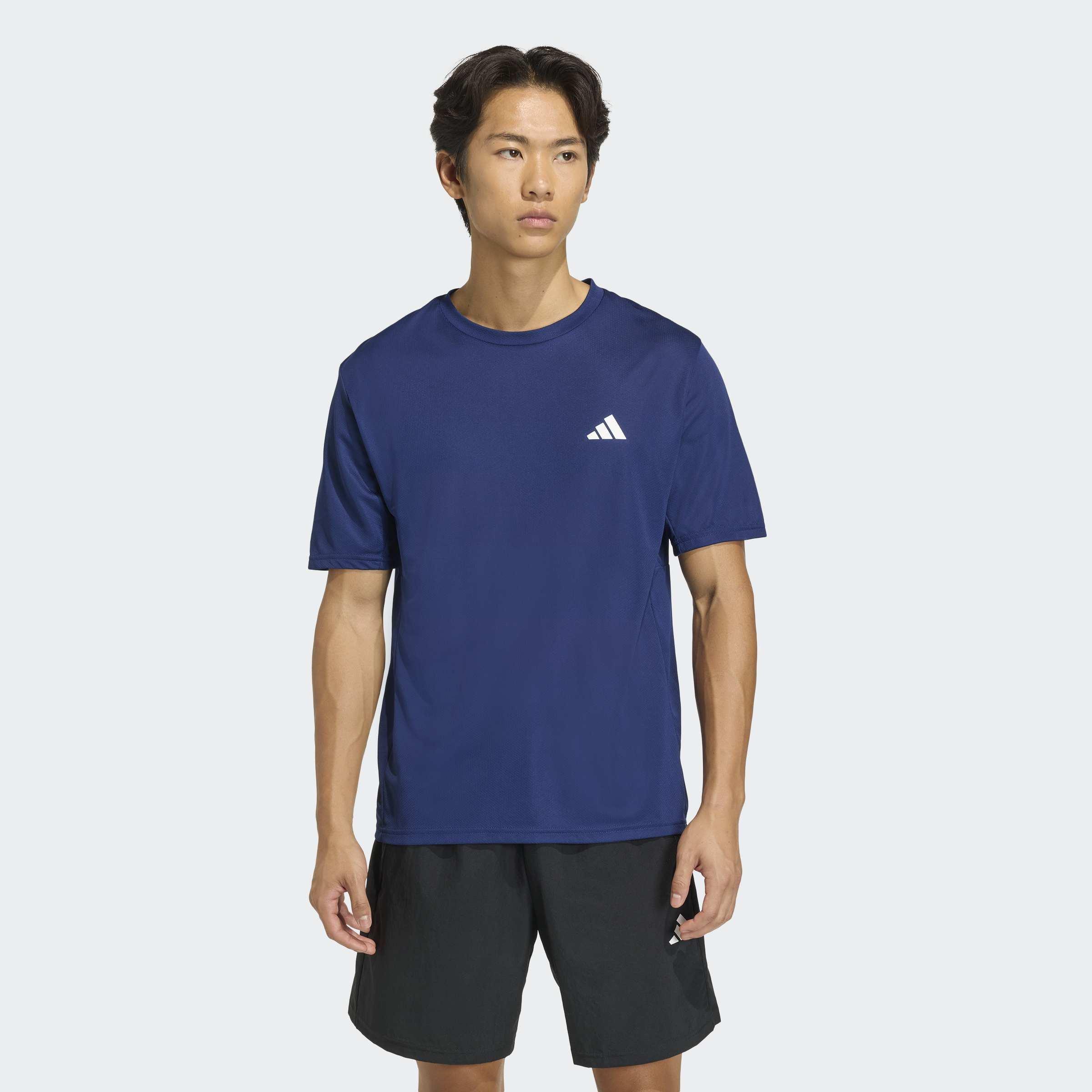 Workout Essentials Base T-Shirt, Blue, A701_ONE, large image number 4