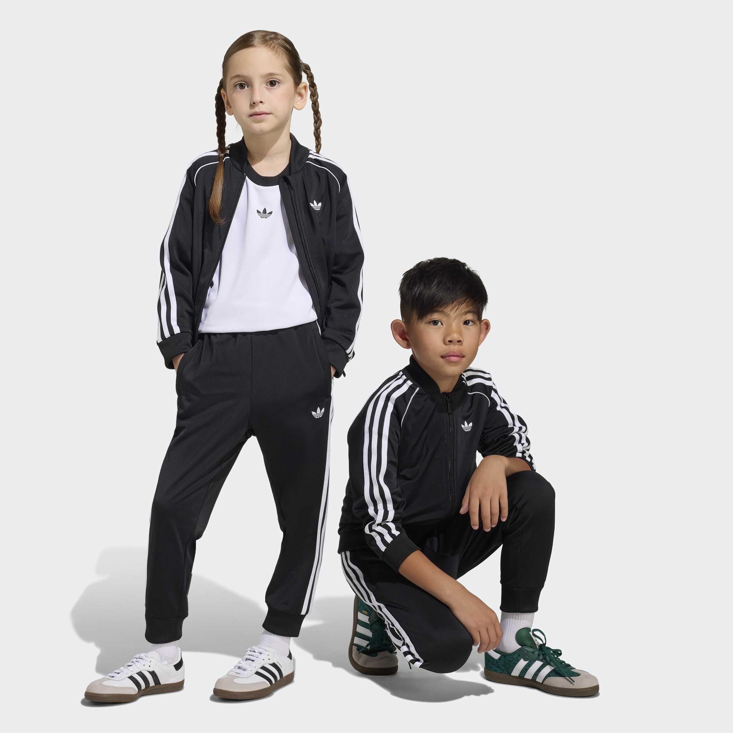 Kids Unisex SST Tracksuit, Black, A701_ONE, large image number 0