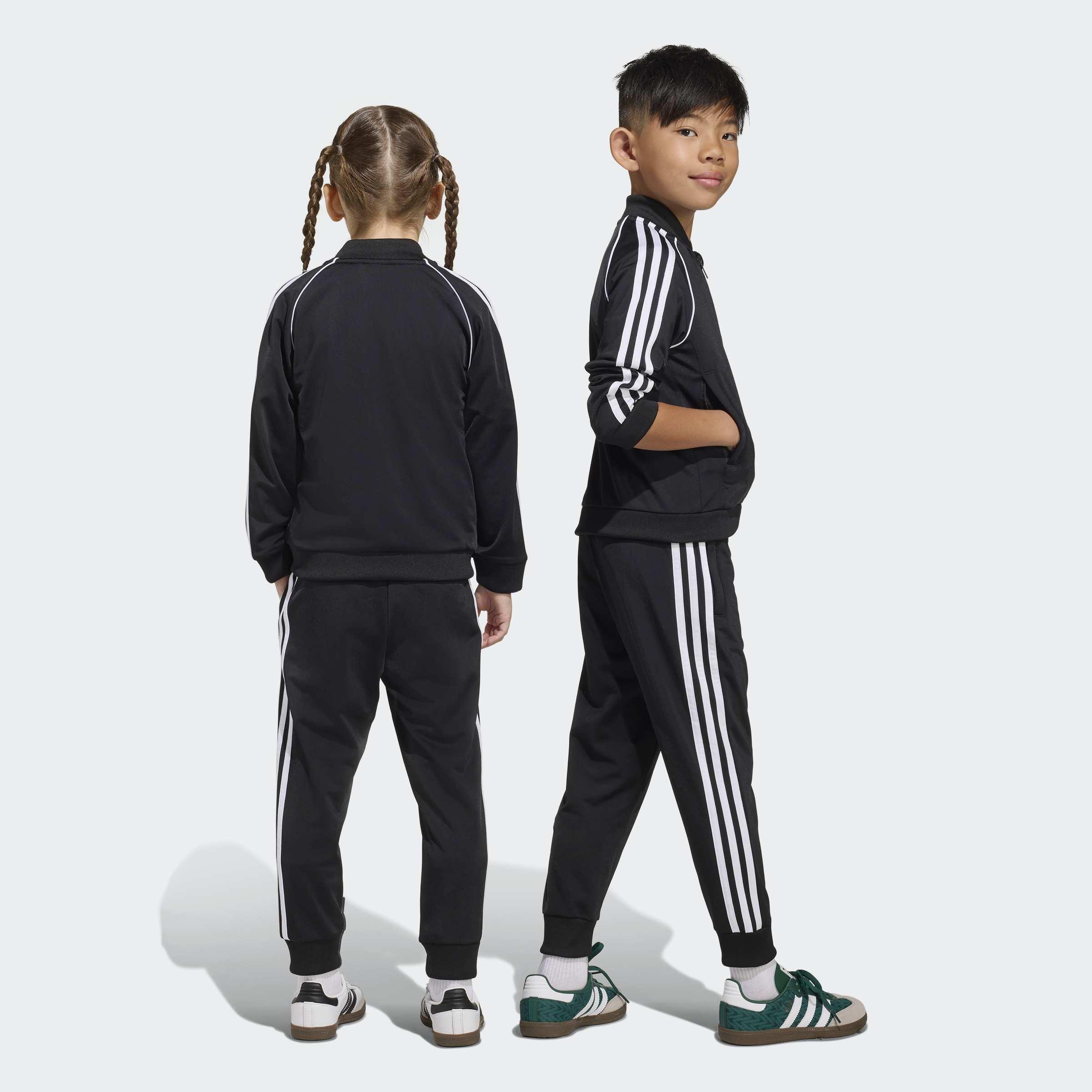 Kids Unisex SST Tracksuit, Black, A701_ONE, large image number 1