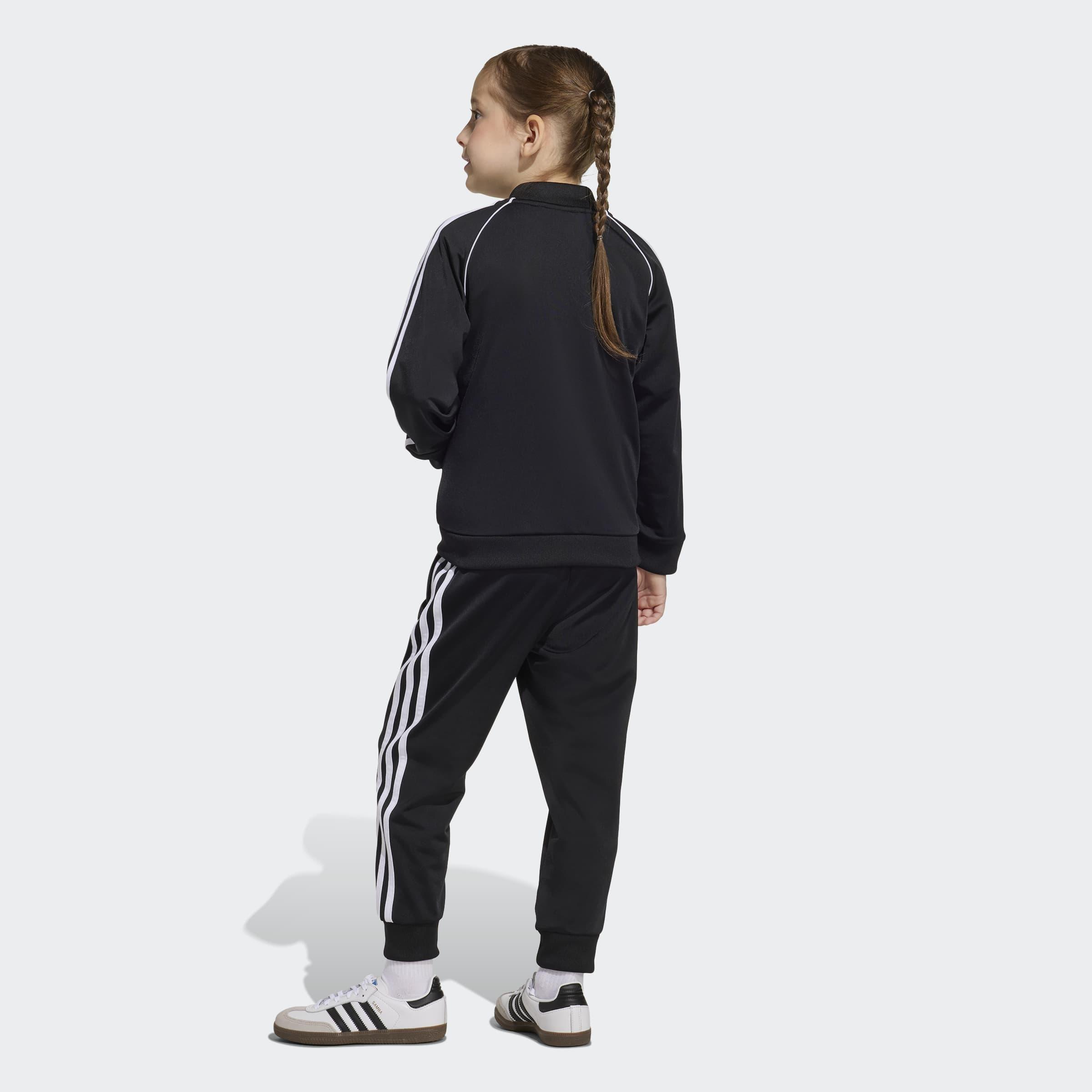 Kids Unisex SST Tracksuit, Black, A701_ONE, large image number 2