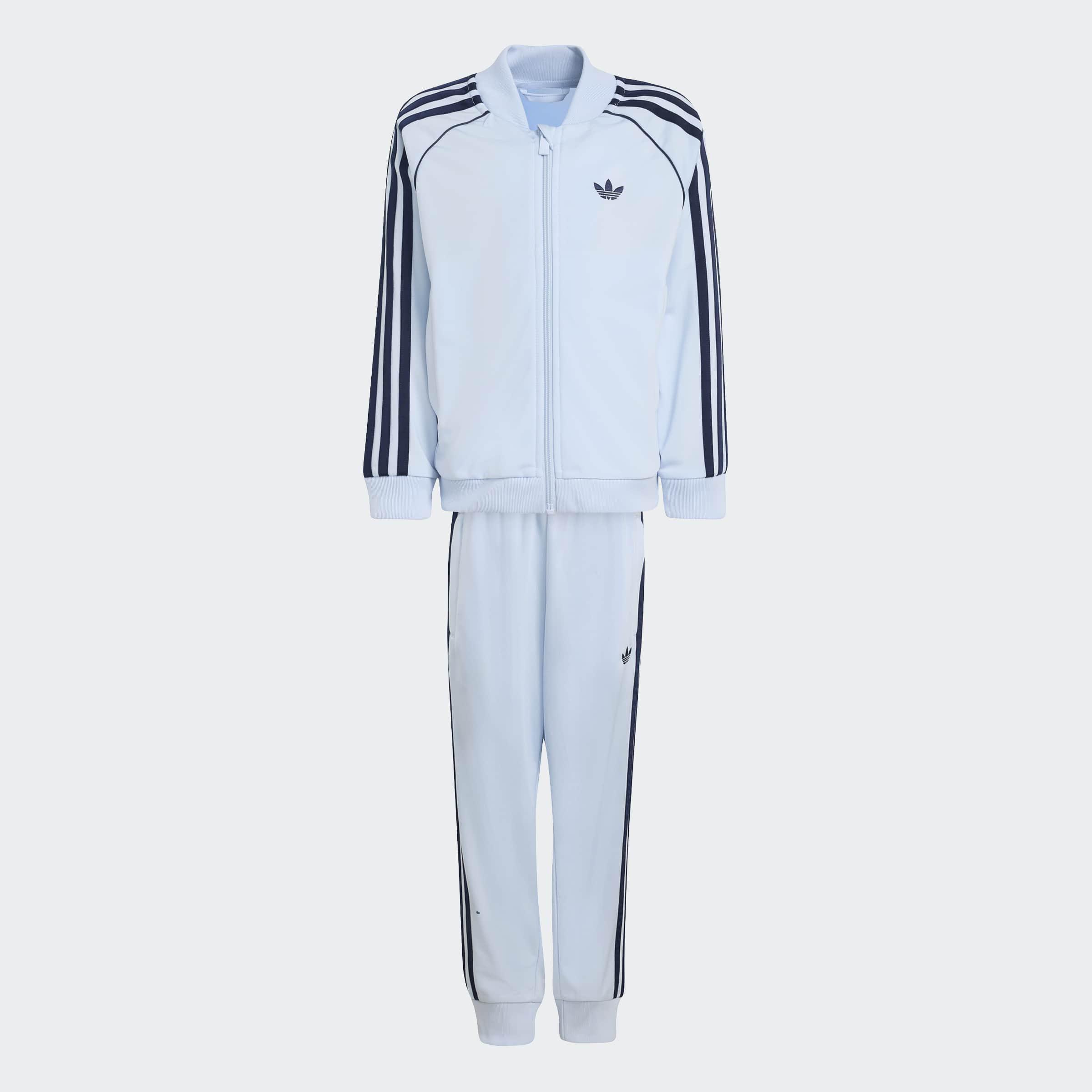 Kids Unisex SST Tracksuit, Blue, A701_ONE, medium