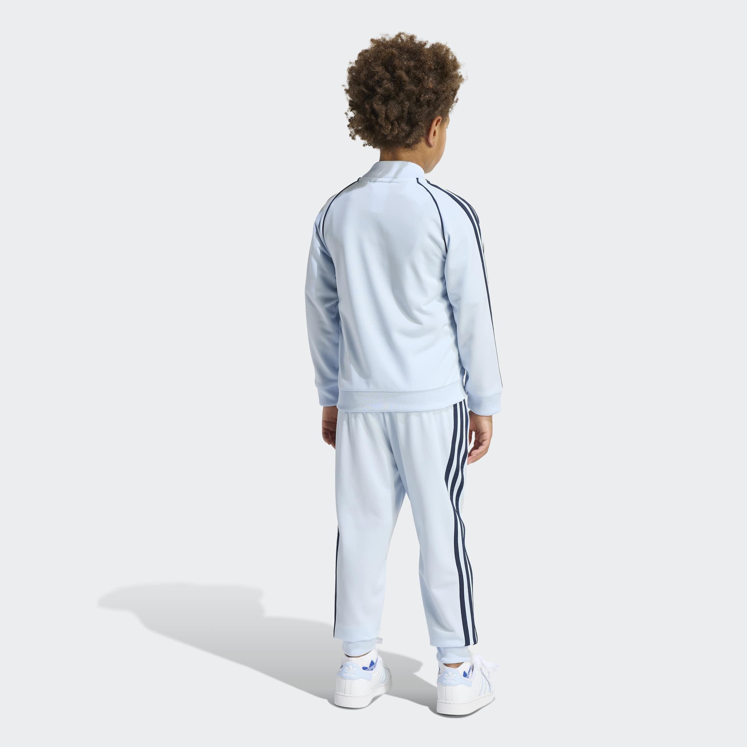 Kids Unisex SST Tracksuit, Blue, A701_ONE, medium