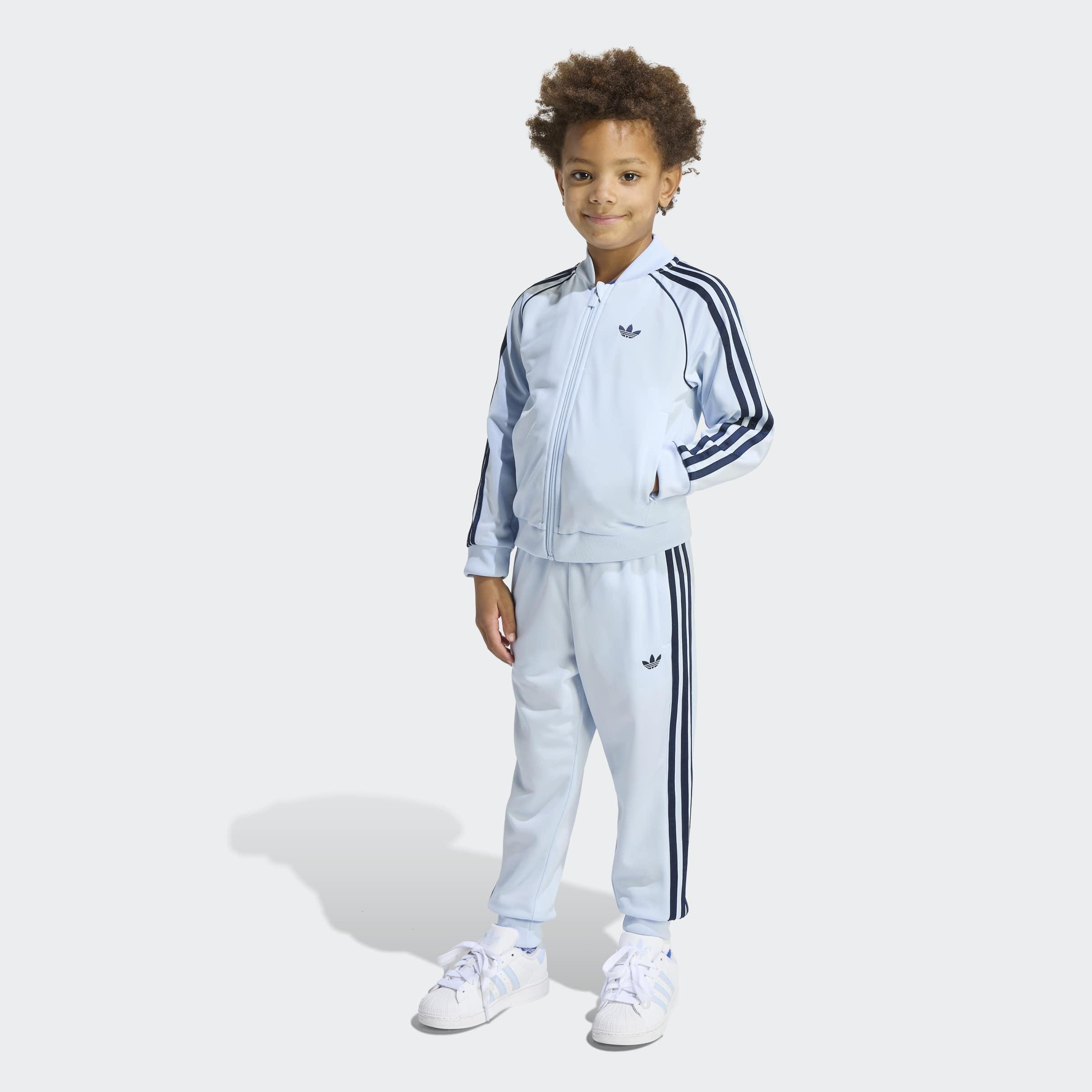 Kids Unisex SST Tracksuit, Blue, A701_ONE, large image number 6