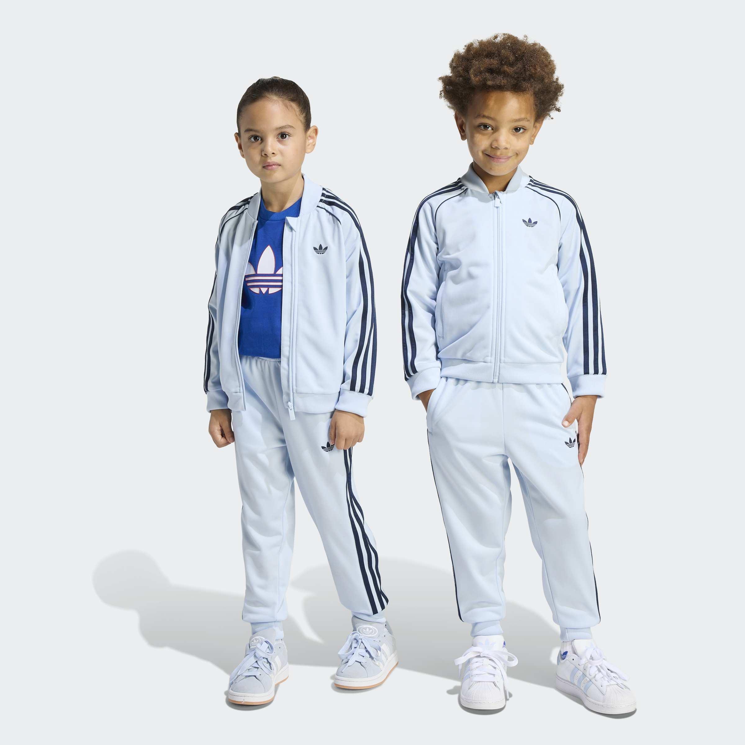 Kids Unisex SST Tracksuit, Blue, A701_ONE, large image number 8