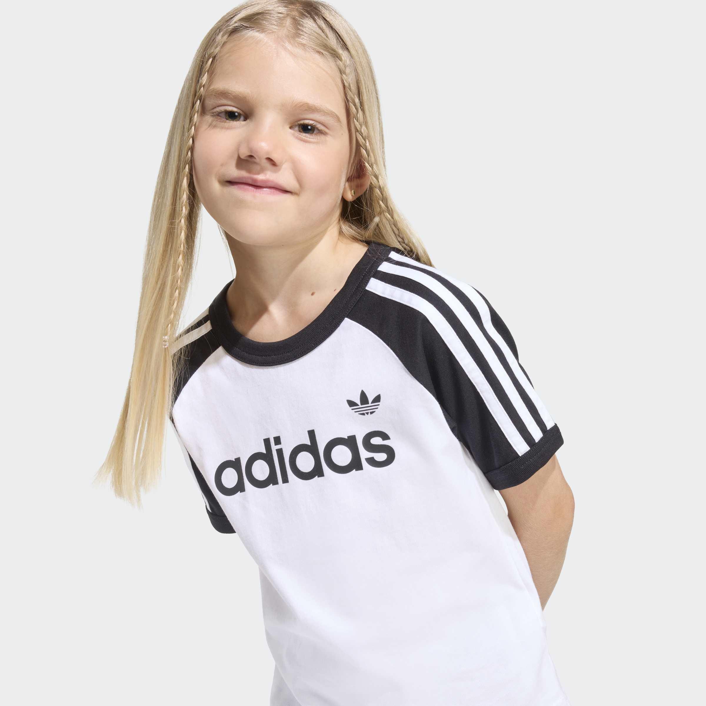 Kids Unisex Sprinter Short Tee Set, White, A701_ONE, large image number 2