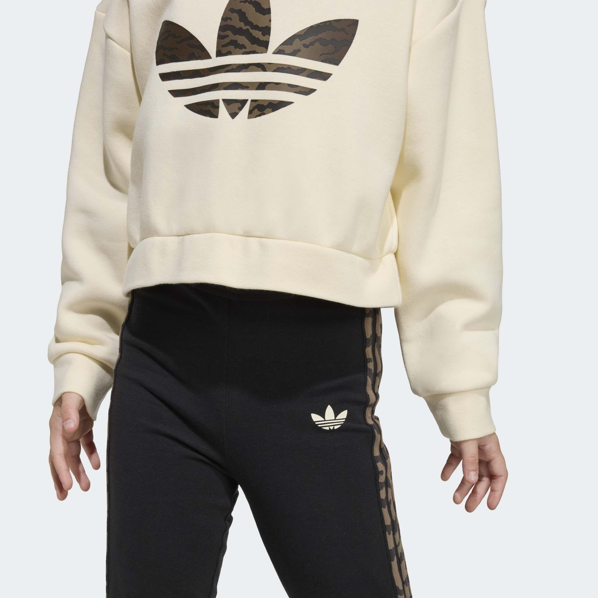 Kids Boxy Crew Set, Beige, A701_ONE, large image number 2