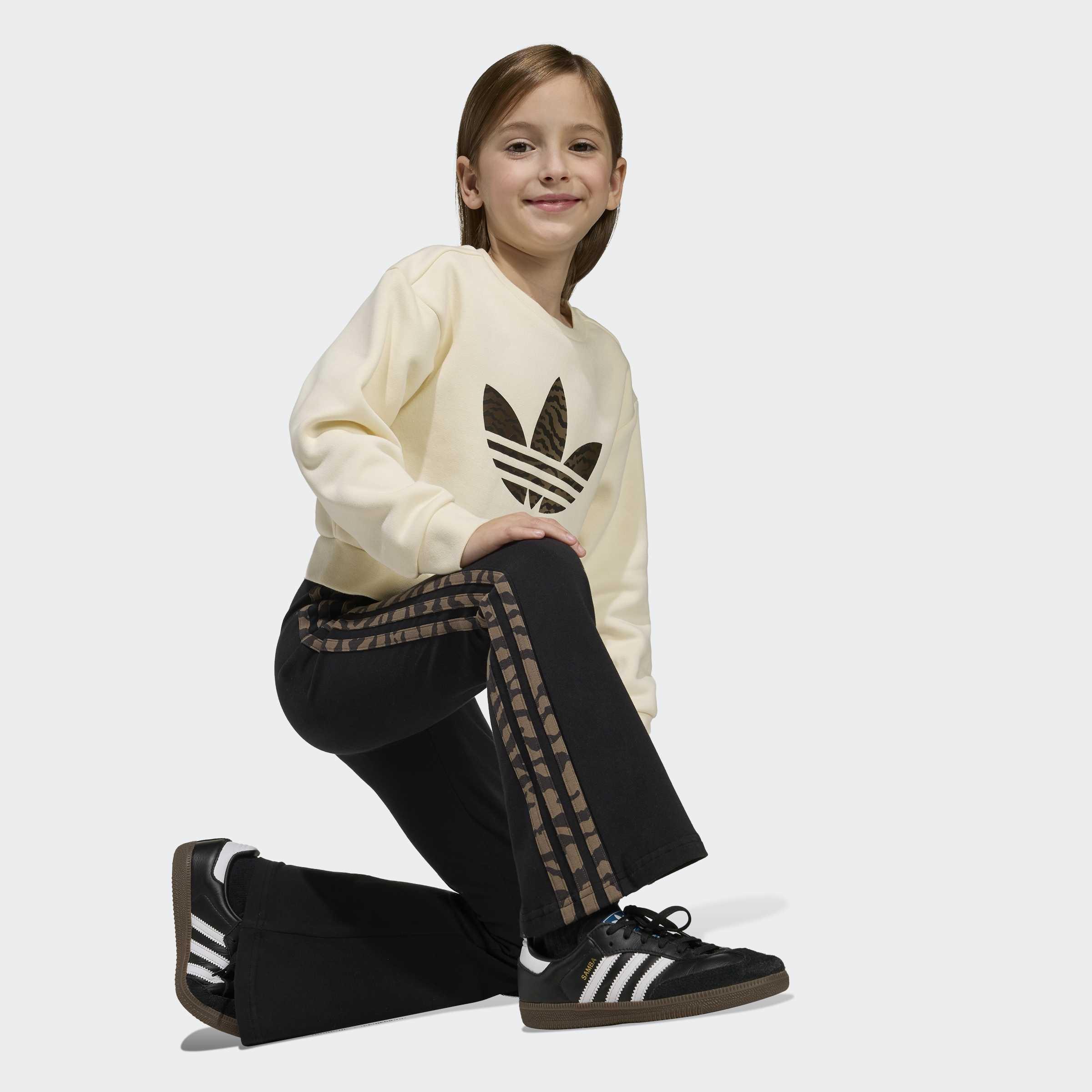 Kids Boxy Crew Set, Beige, A701_ONE, large image number 4
