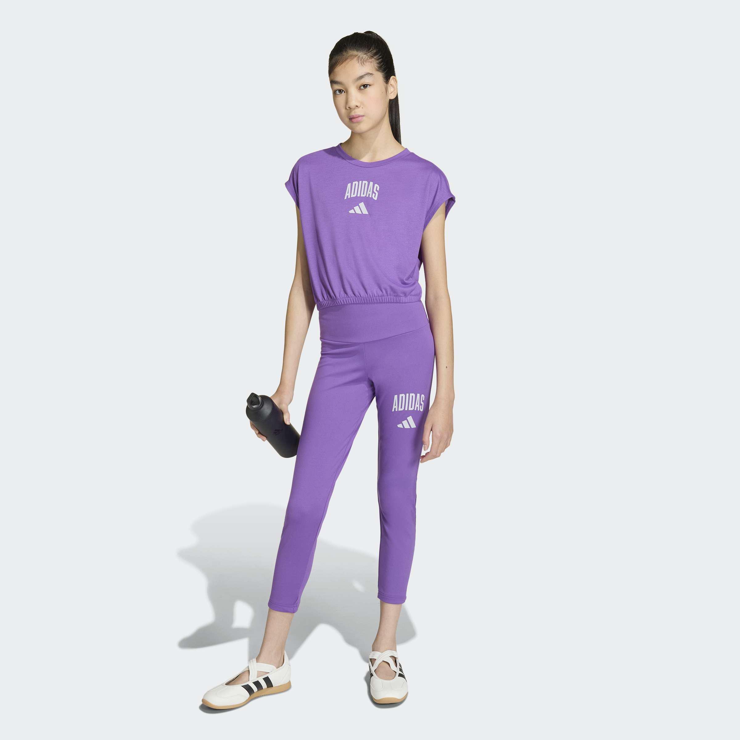 Kids Seasonals Collegiate Typography T-Shirt, Purple, A701_ONE, large image number 4