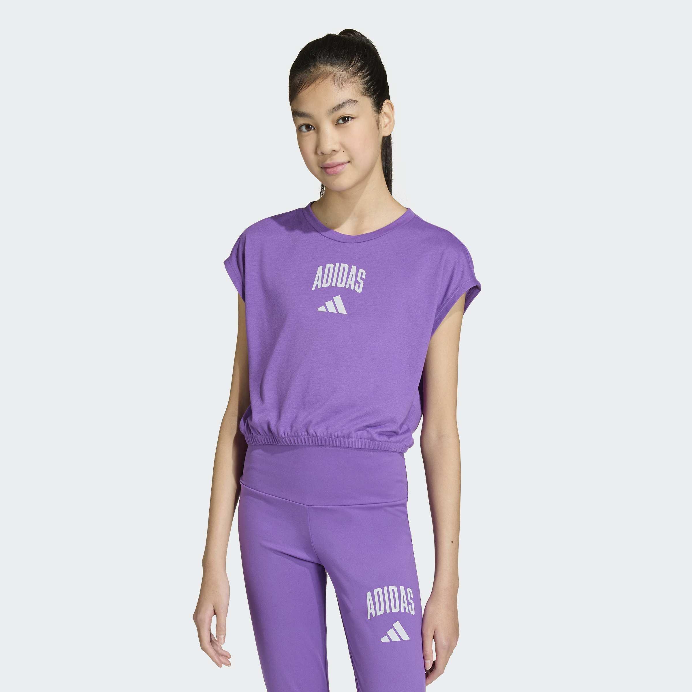 Kids Seasonals Collegiate Typography T-Shirt, Purple, A701_ONE, large image number 5