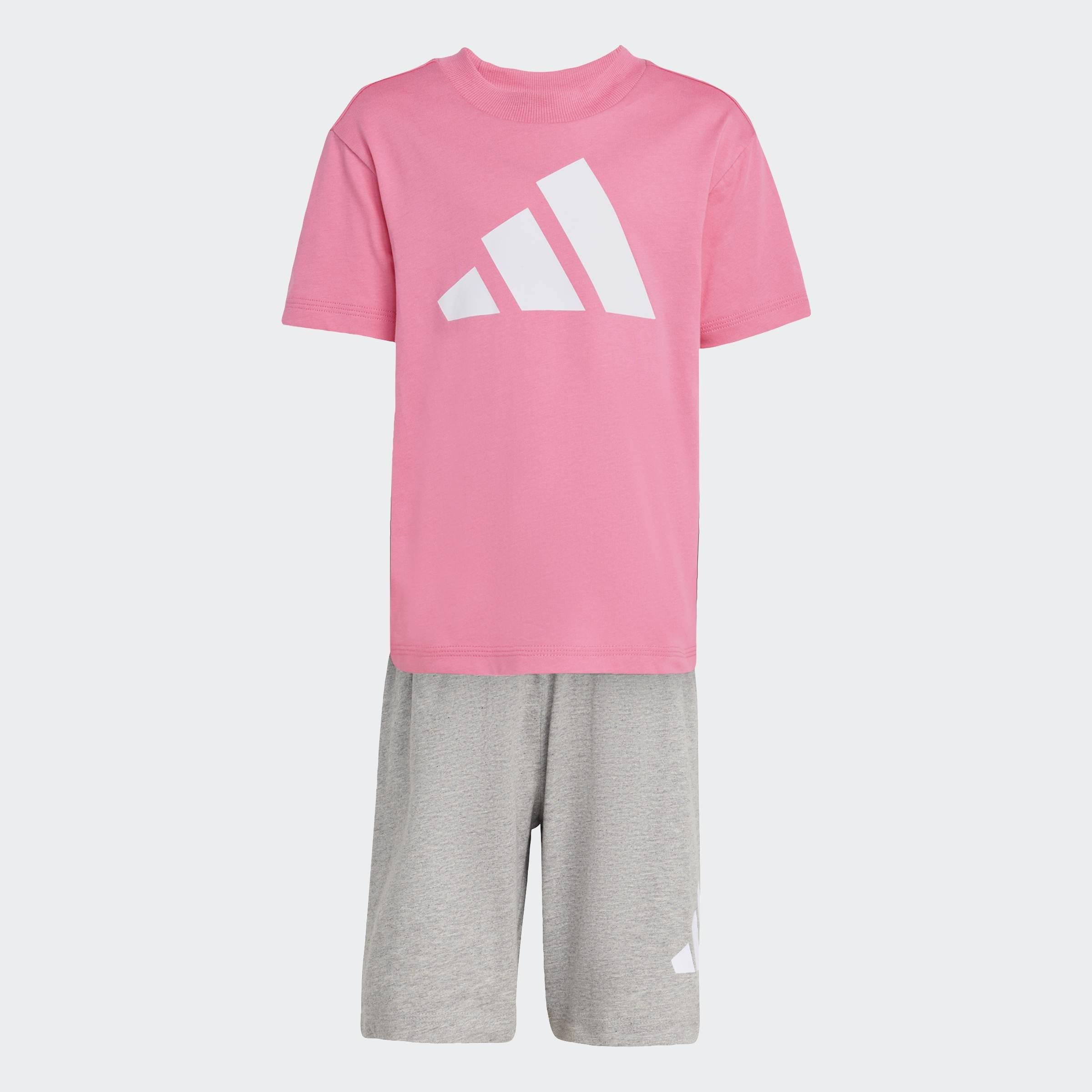 Kids Unisex Essentials Tee Set, Pink