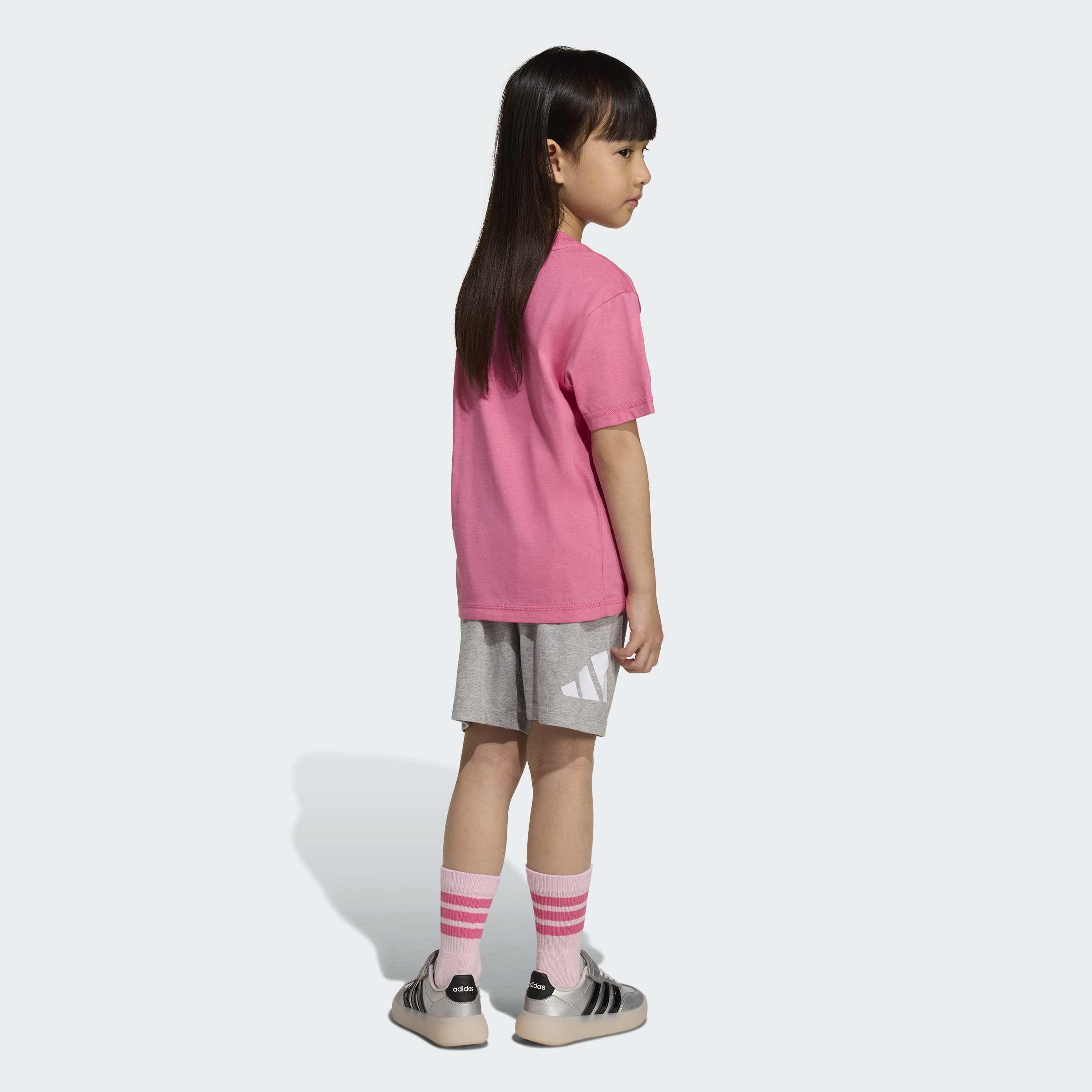 Kids Unisex Essentials Tee Set, Pink