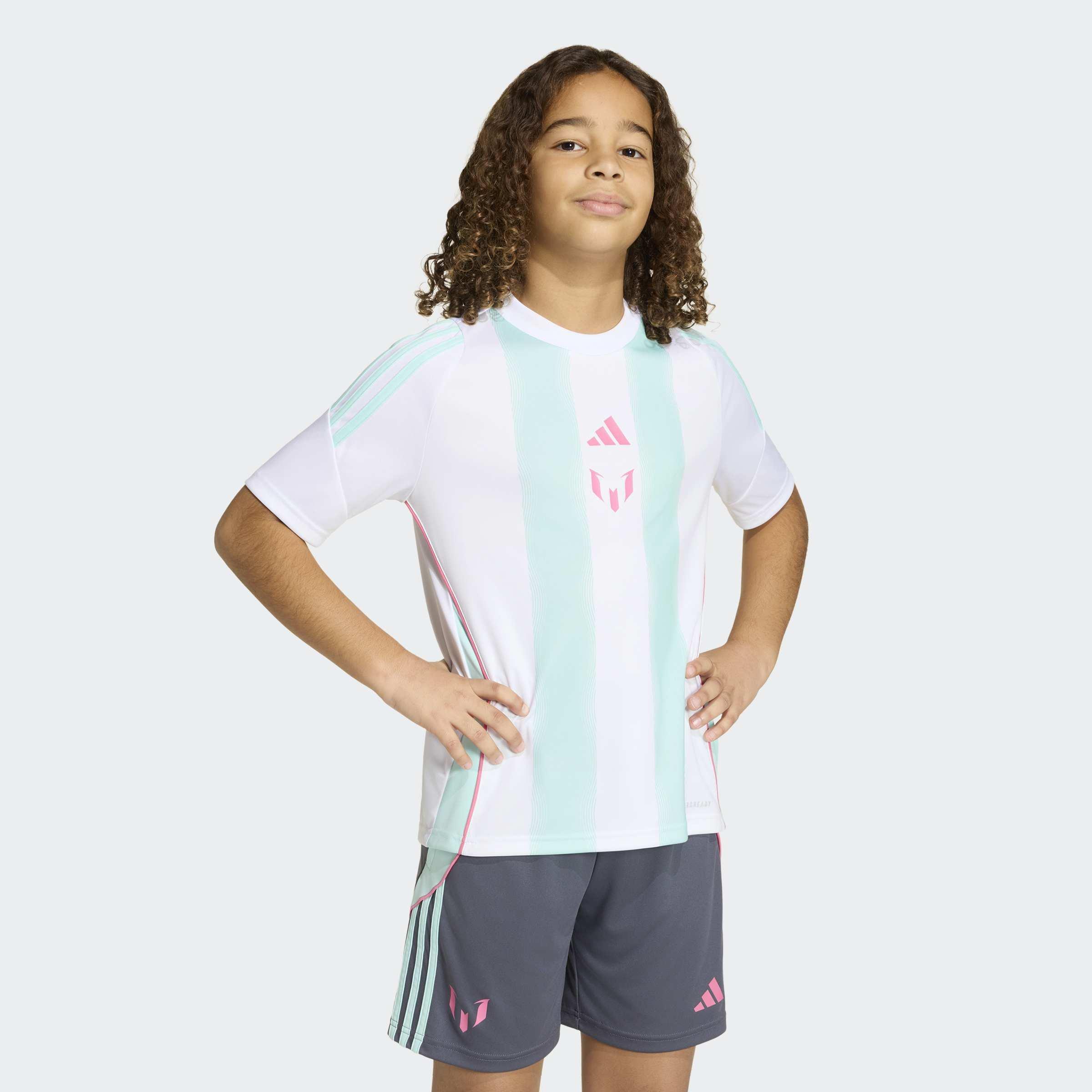 Kids Unisex Messi Training Jersey, White, A701_ONE, large image number 7