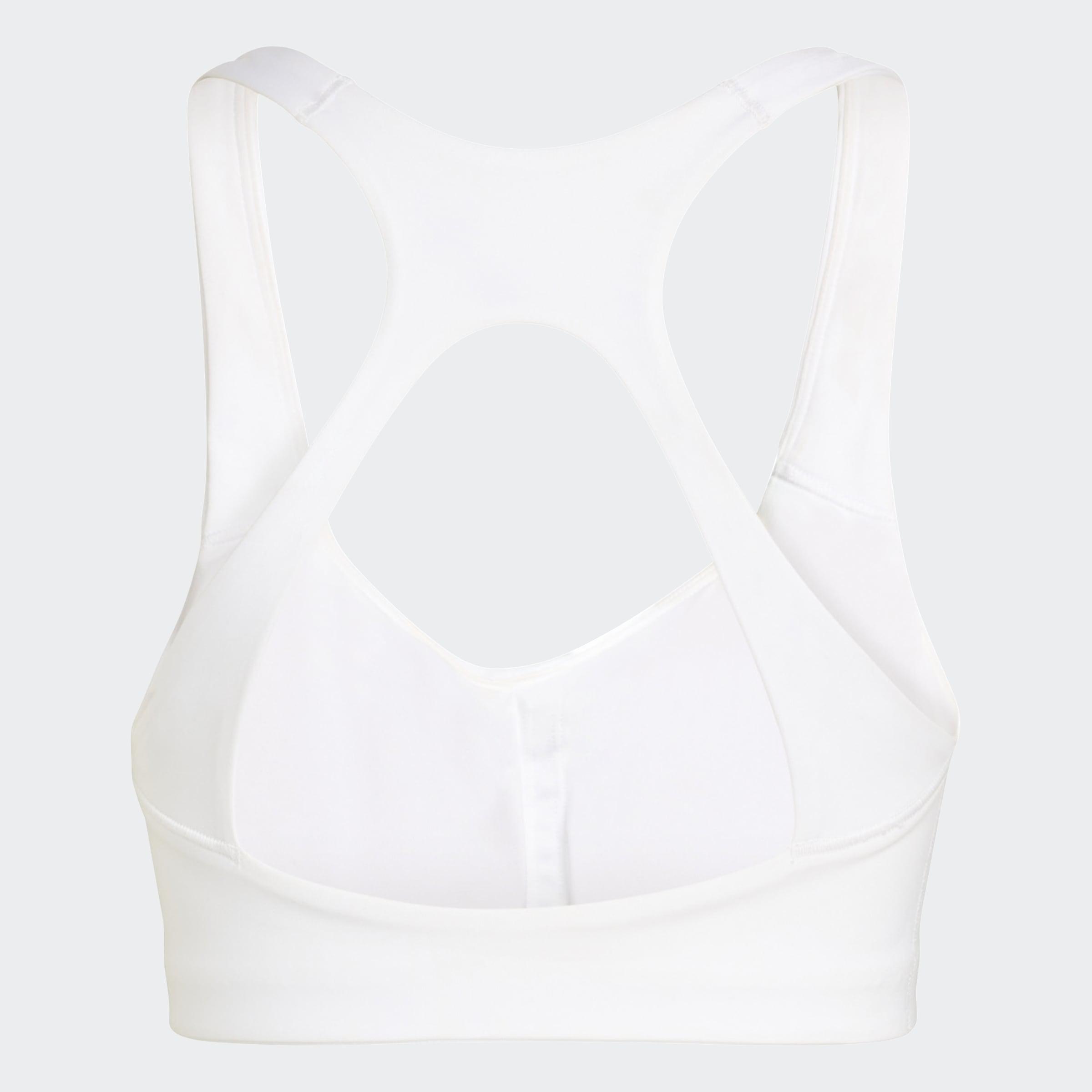 Optime Workout Medium Support Bra, White, A701_ONE, medium