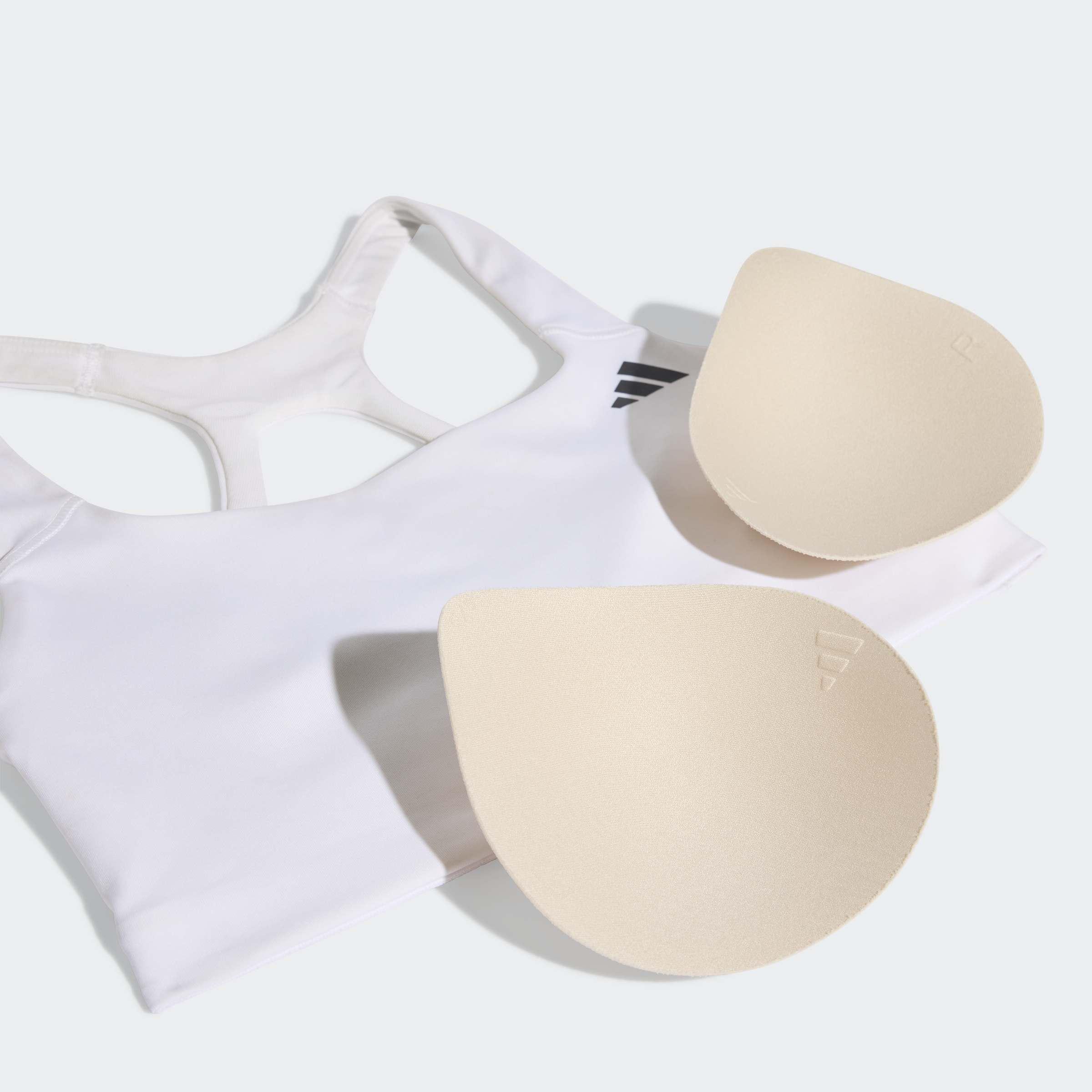 Optime Workout Medium Support Bra, White, A701_ONE, large image number 4