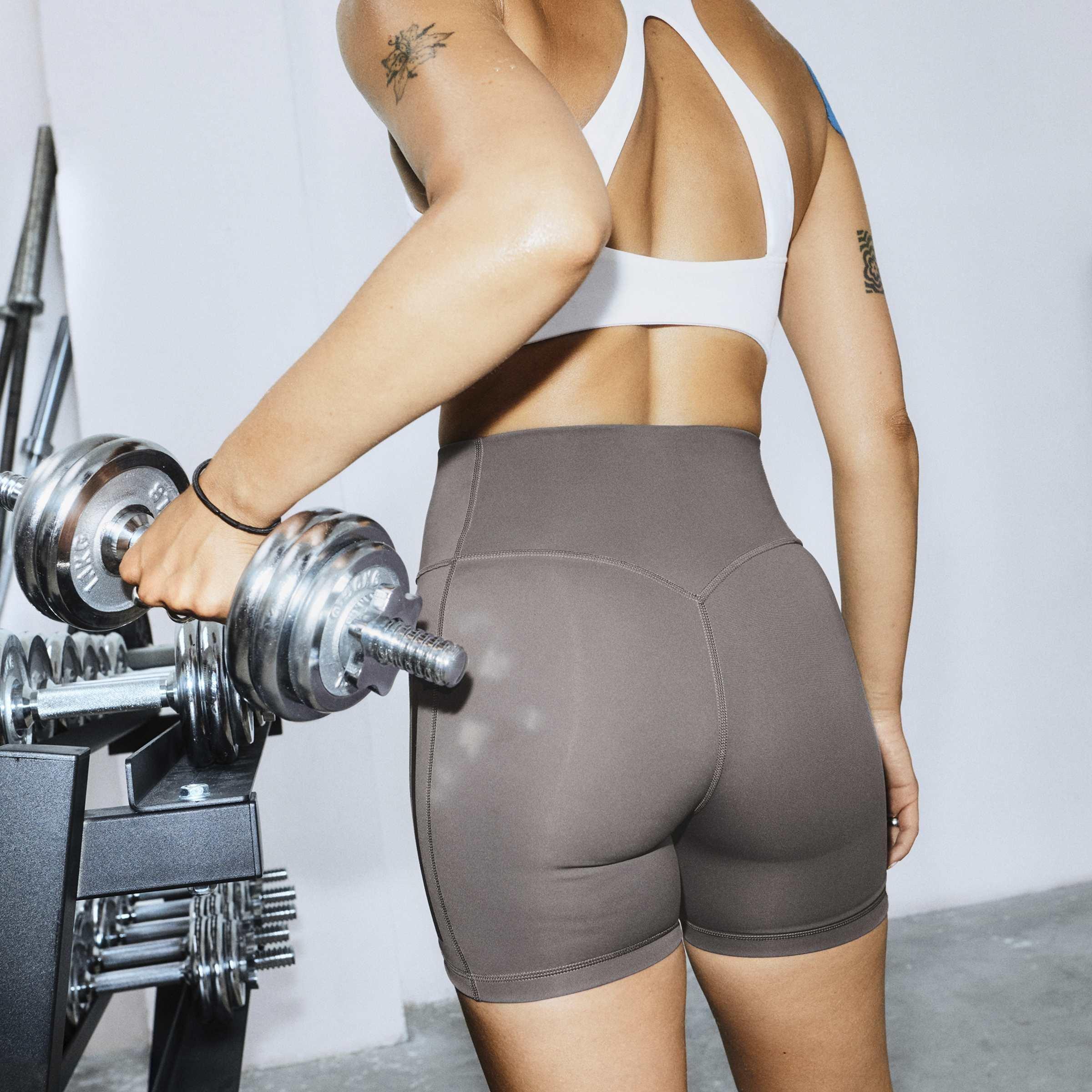 Optime Workout Medium Support Bra, White, A701_ONE, large image number 6