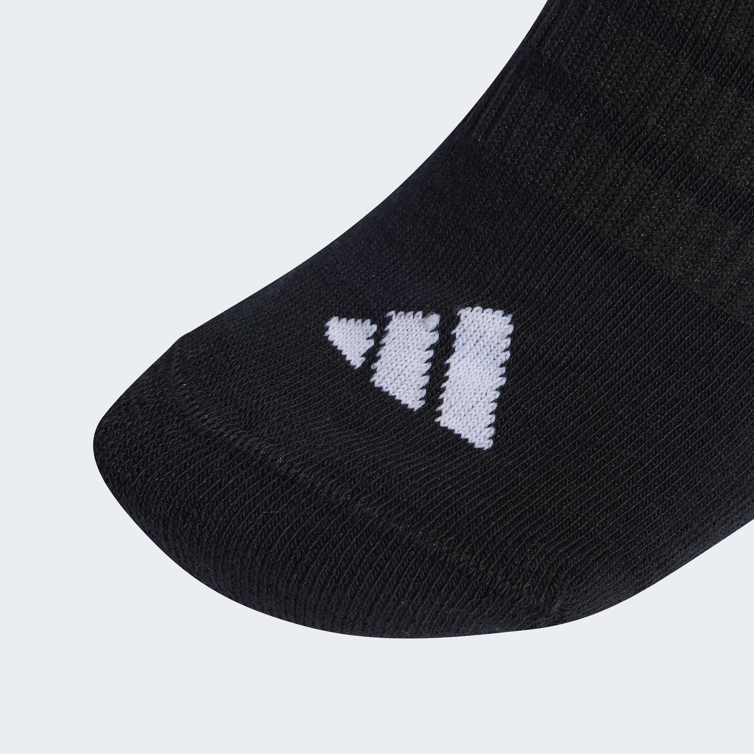 Unisex Cushioned Essentials Low Cut Socks - 3 Pair Pack, Black, A701_ONE, large image number 2