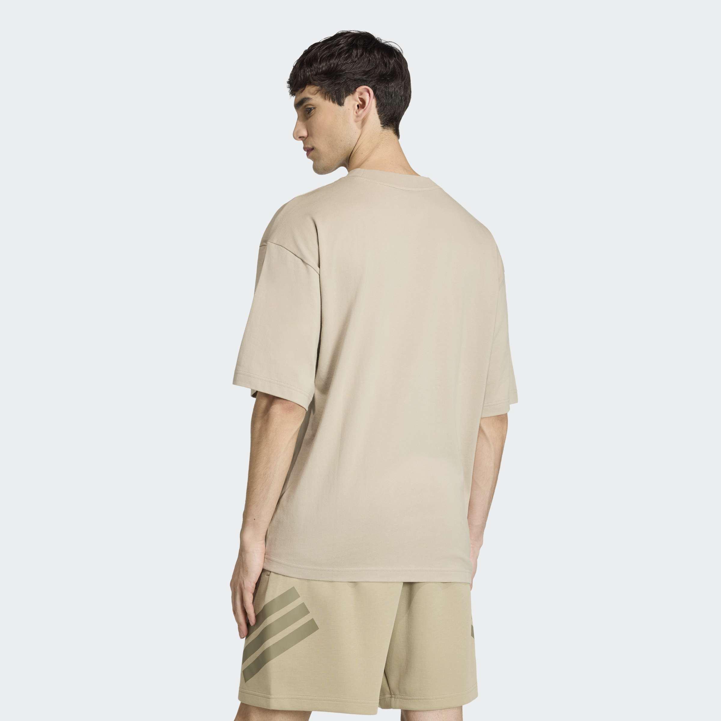 Future Icons Small Logo T-Shirt, Brown