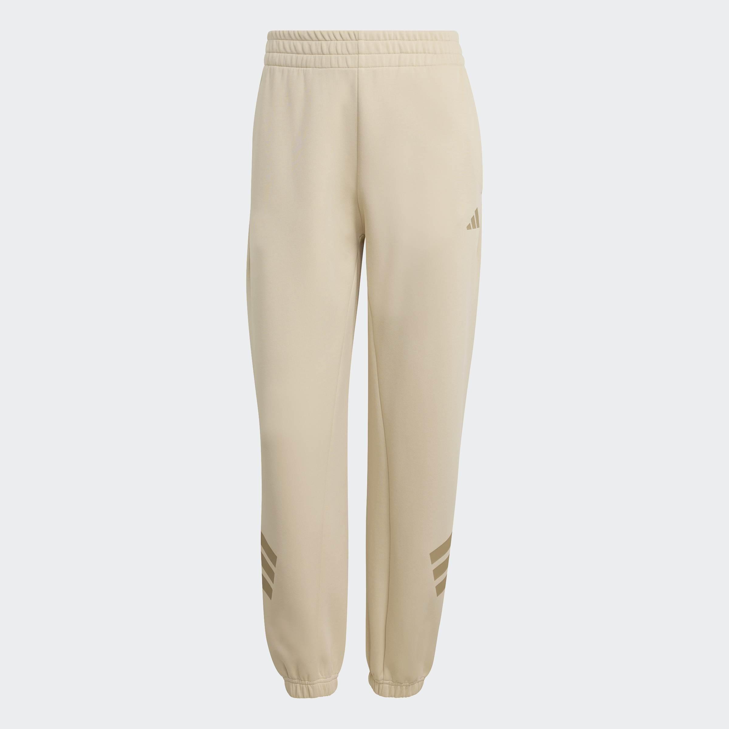 Future Icons 3-Stripes Tracksuit Bottoms, Beige, A701_ONE, large image number 0