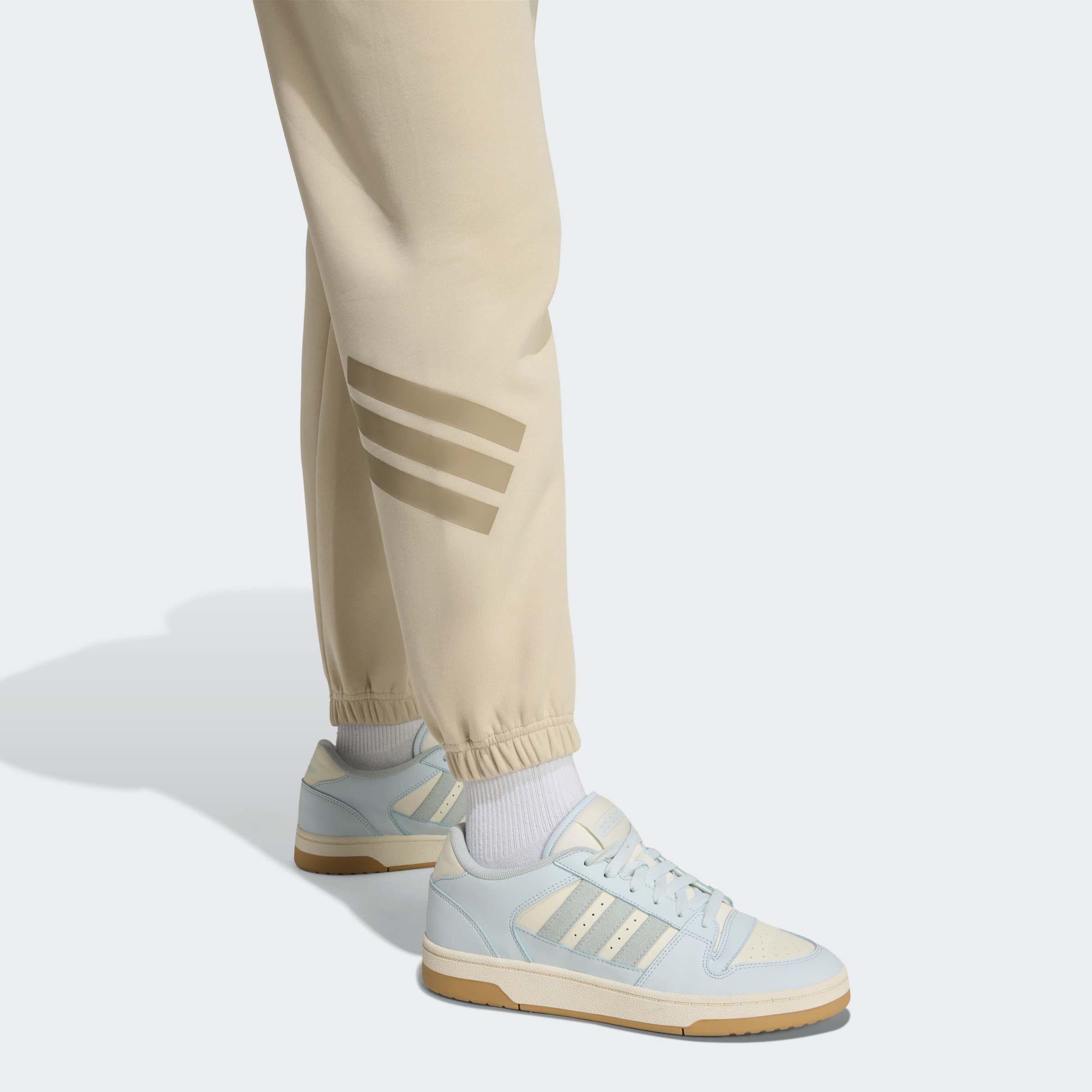 Future Icons 3-Stripes Tracksuit Bottoms, Beige, A701_ONE, large image number 2