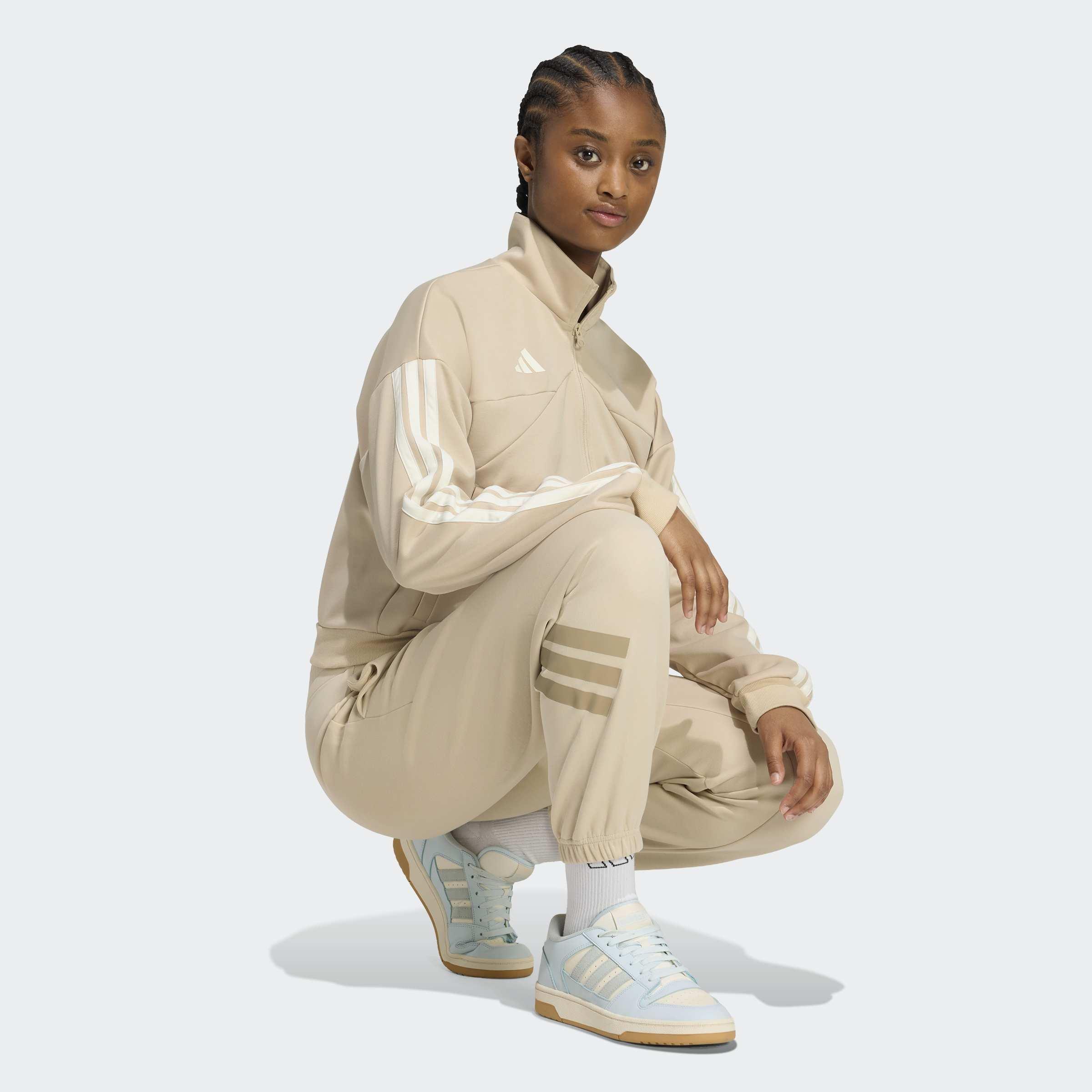 Future Icons 3-Stripes Tracksuit Bottoms, Beige, A701_ONE, large image number 5
