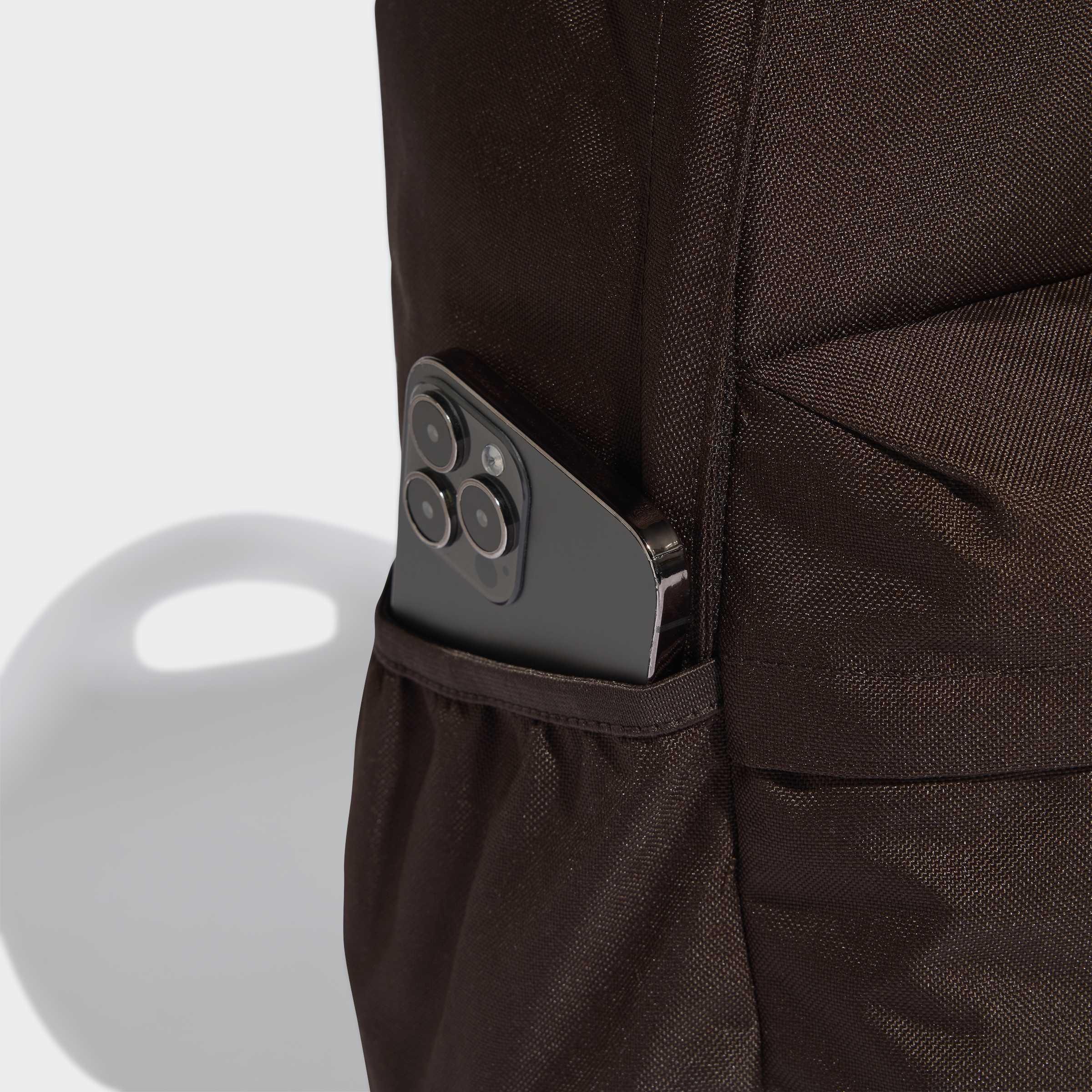 Unisex Adicolor Classic Backpack, Brown, A701_ONE, large image number 4