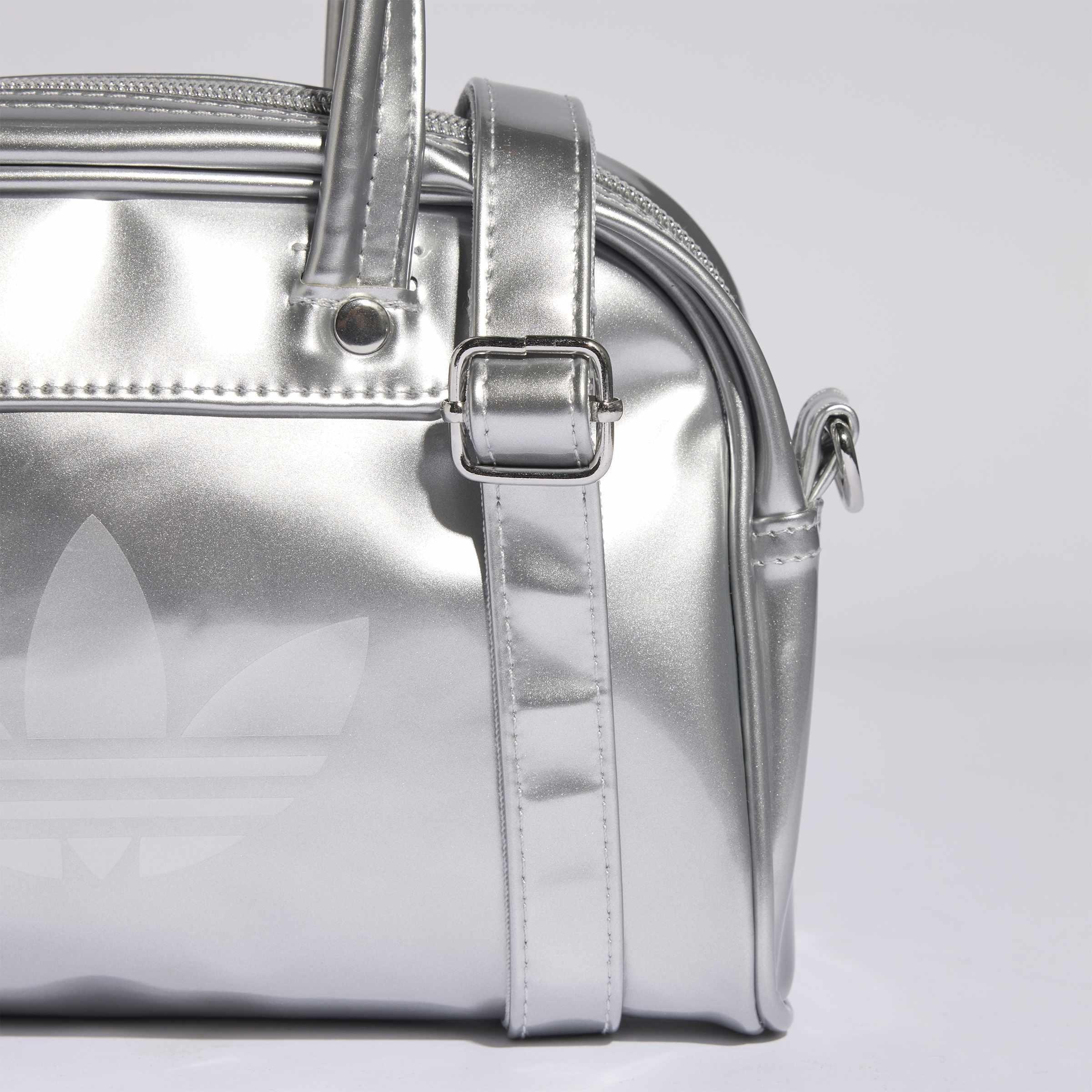 Unisex Adicolor Mini Bowling Bag, Grey, A701_ONE, large image number 5