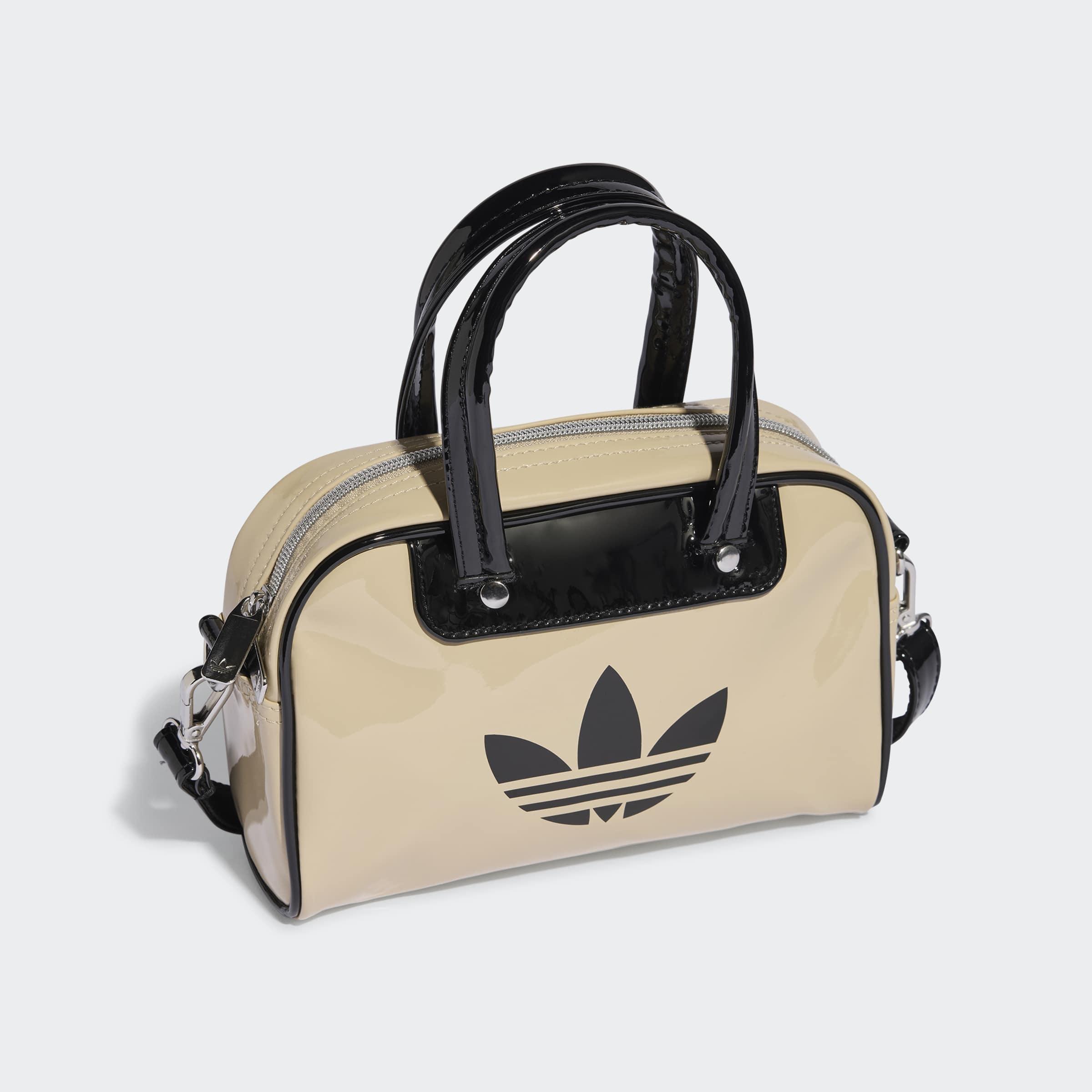 Unisex Adicolor Mini Bowling Bag, Beige