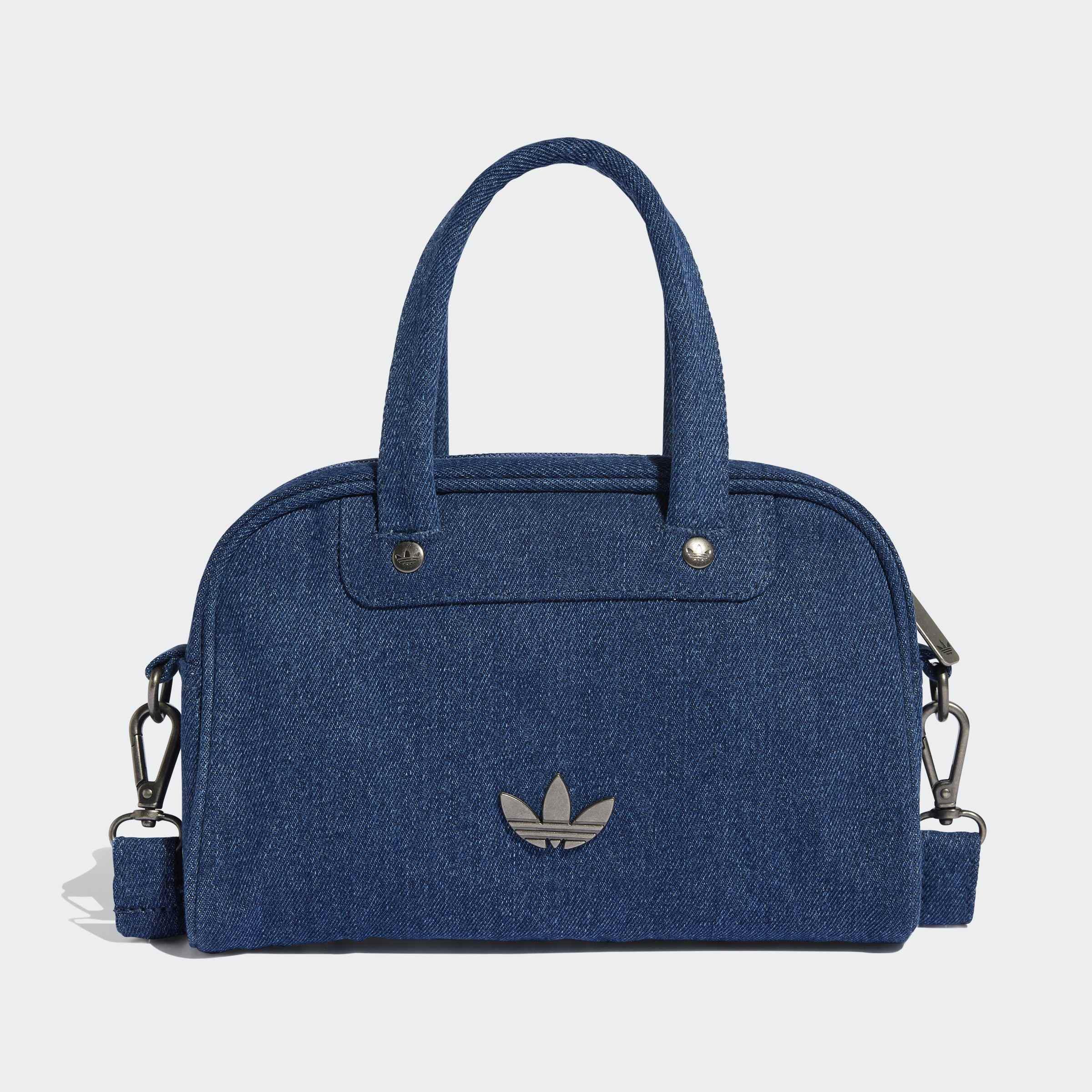 Unisex Adicolor Mini Bowling Bag Denim, Blue