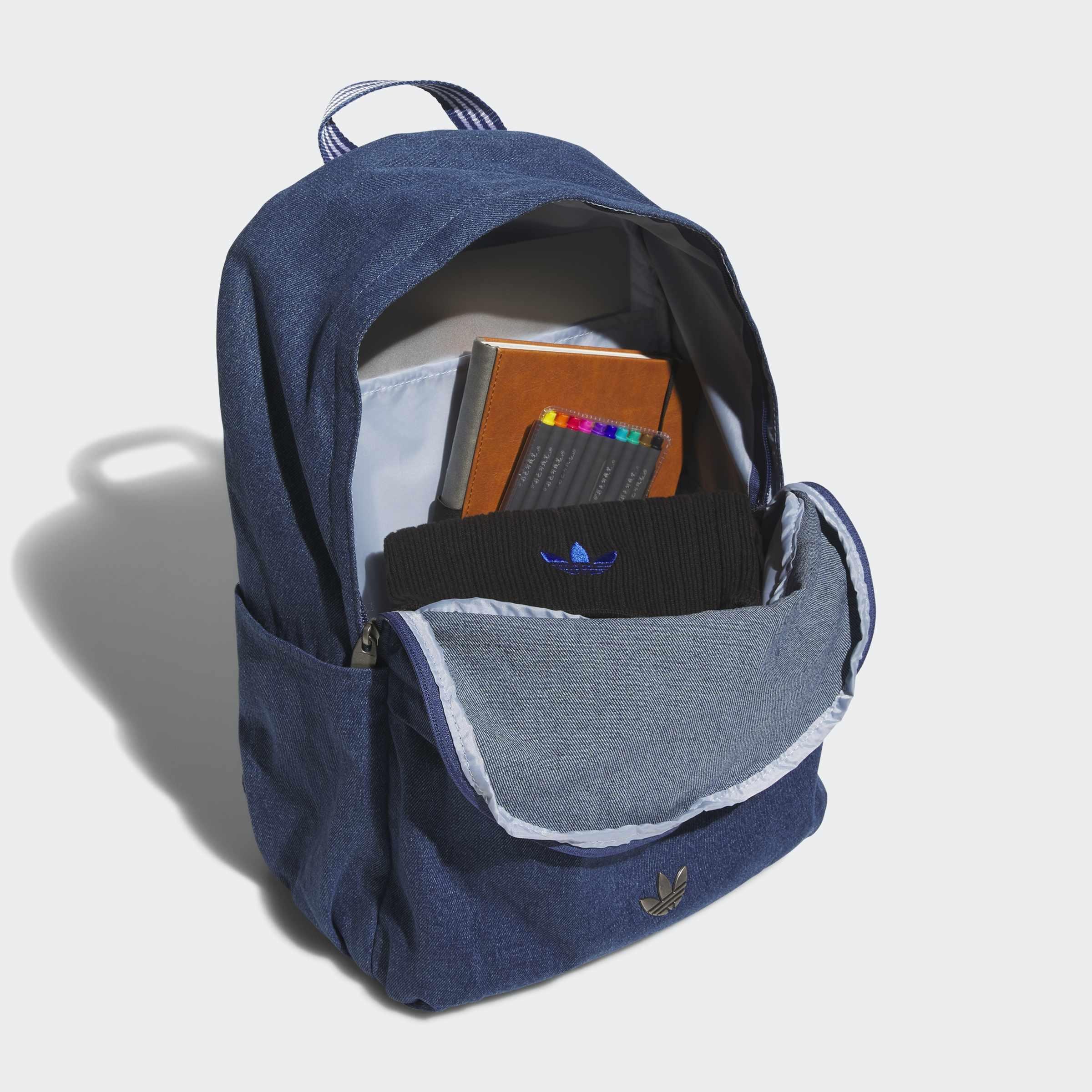 Unisex Adicolor Classic Backpack Denim, Blue, A701_ONE, medium