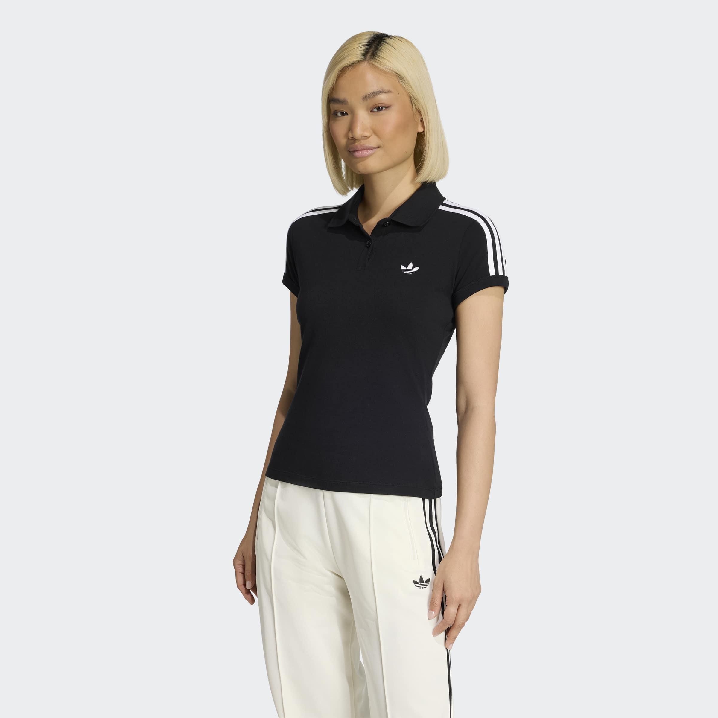 3-Stripes Polo, Black, A701_ONE, large image number 5