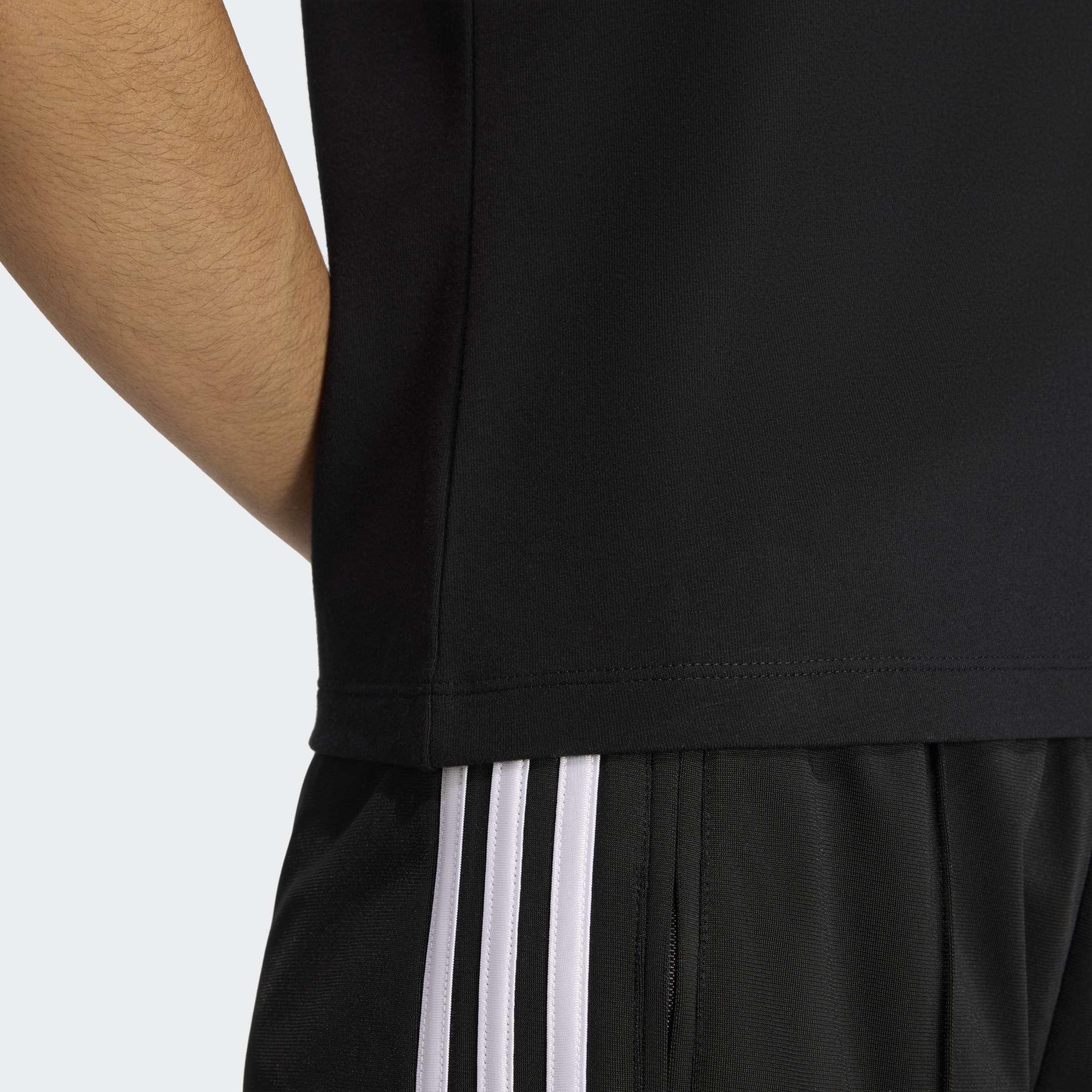 3 Stripes Slim T-Shirt, Black, A701_ONE, large image number 2