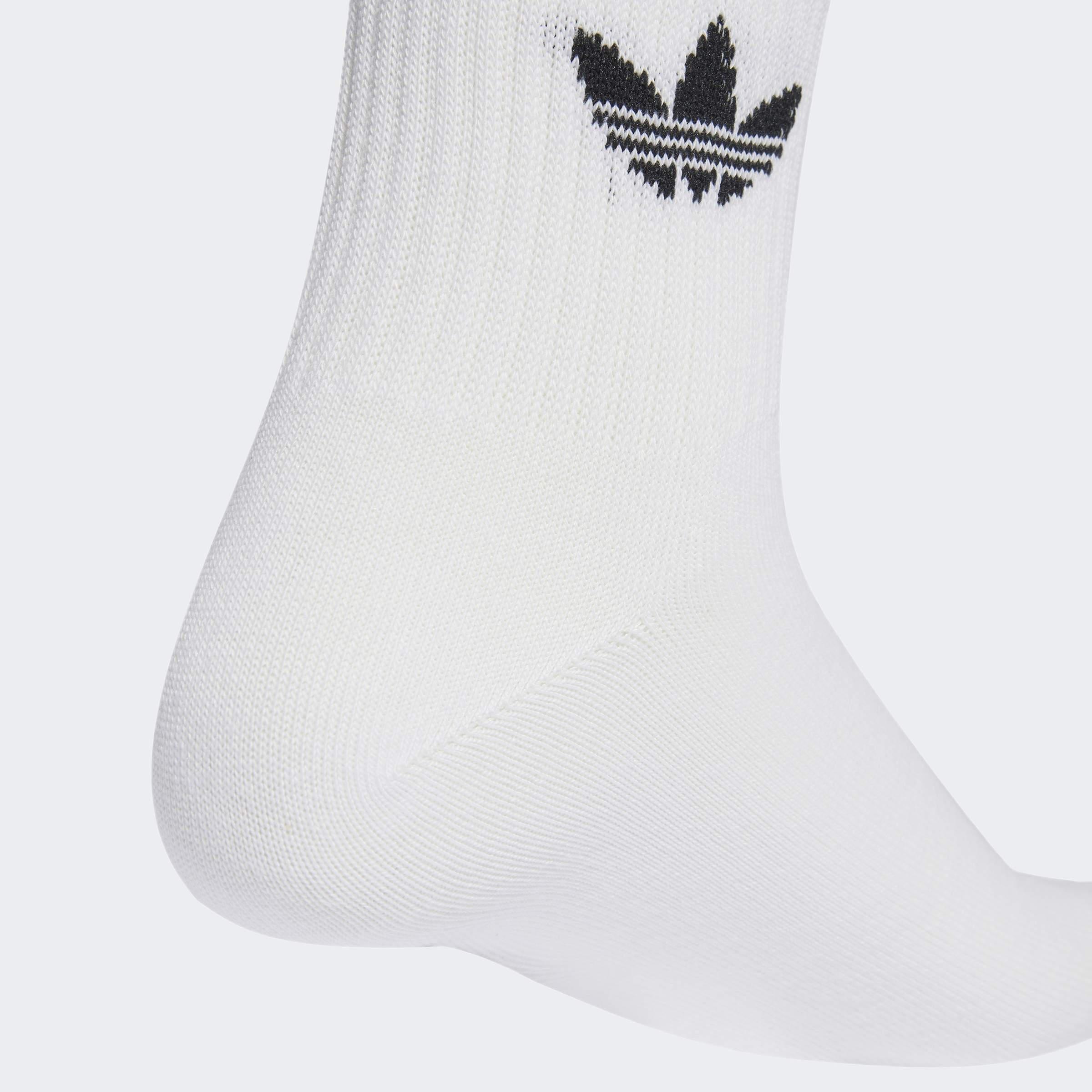 Unisex 3-Stripes Crew Socks 3 Pairs, Multicolour