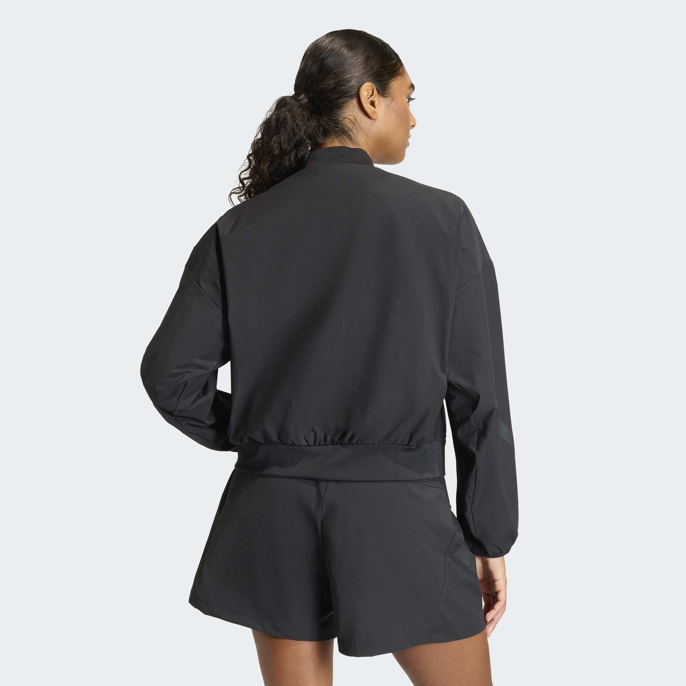 Adidas Z.N.E. Woven Bomber Jacket, Black, A701_ONE, large image number 1