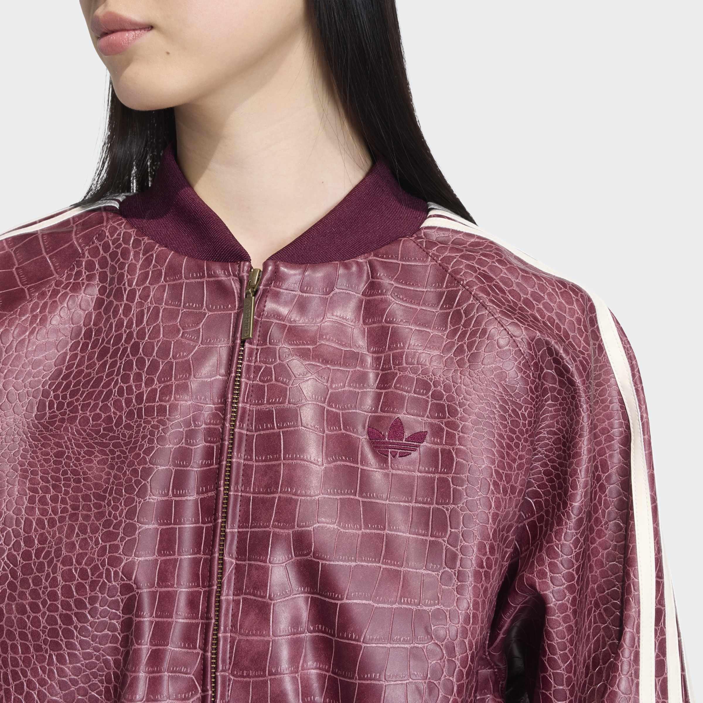 Pleather Jacket, Red, A701_ONE, large image number 3