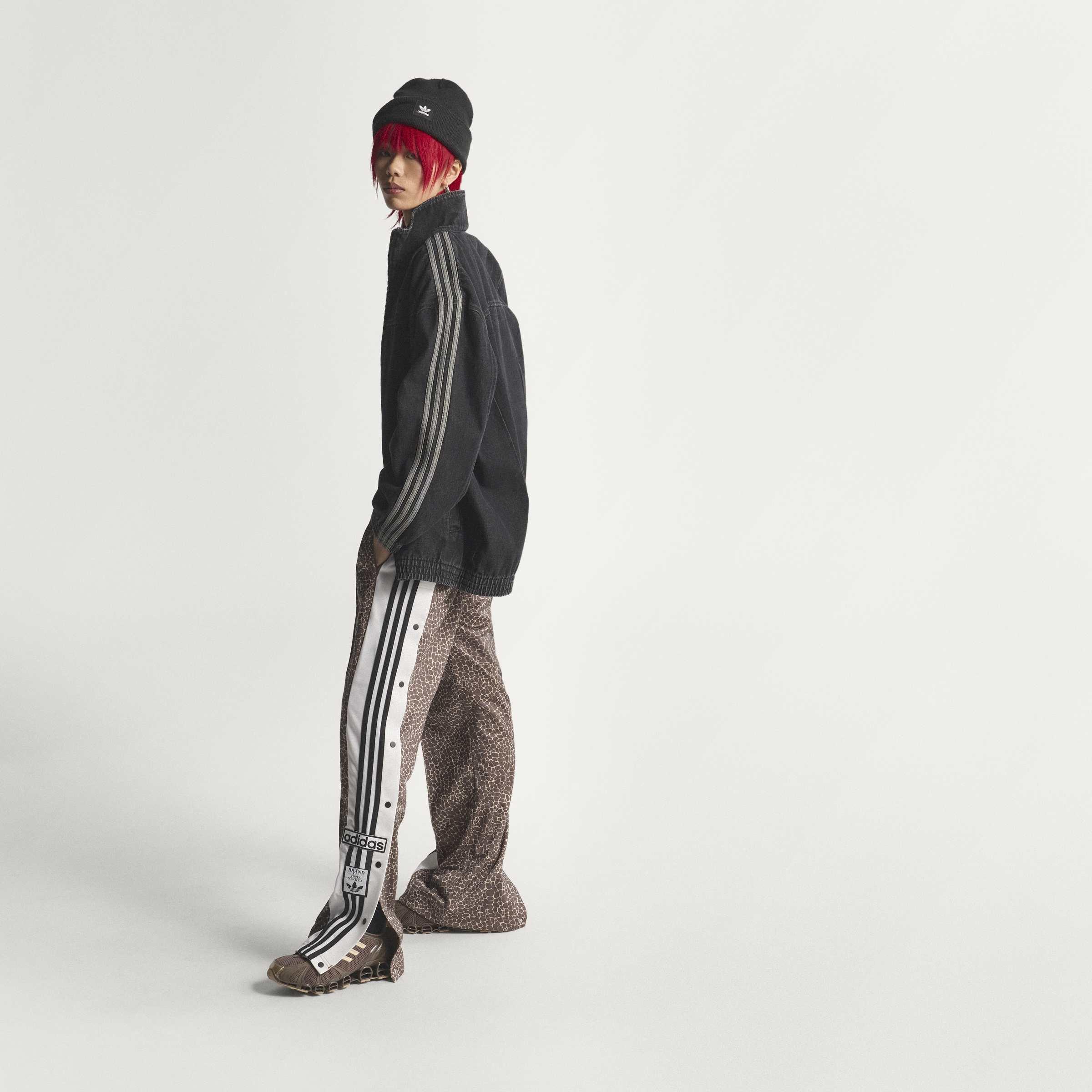AOP ADI-BREAK Tracksuit Bottoms, Brown, A701_ONE, large image number 6