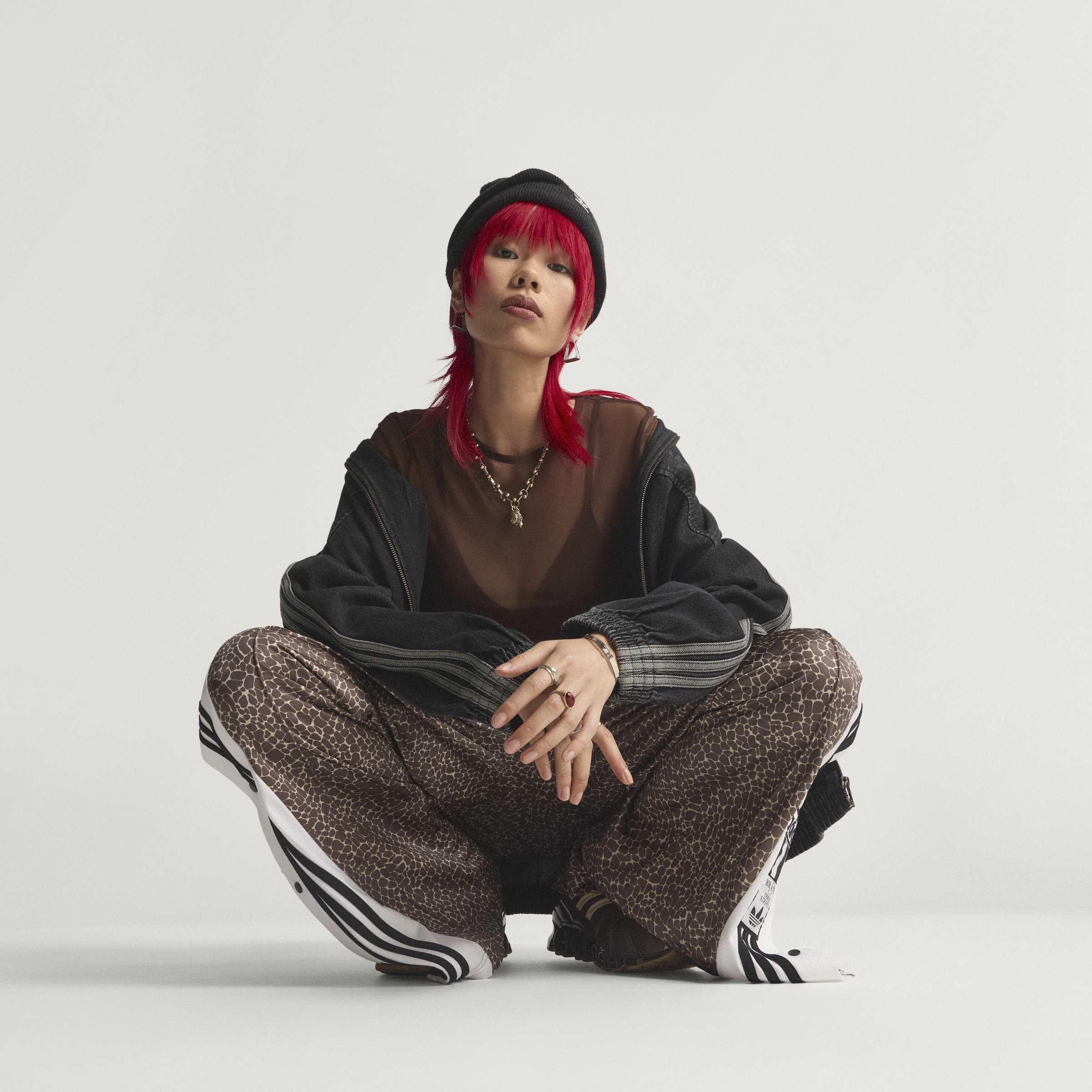 AOP ADI-BREAK Tracksuit Bottoms, Brown, A701_ONE, large image number 13