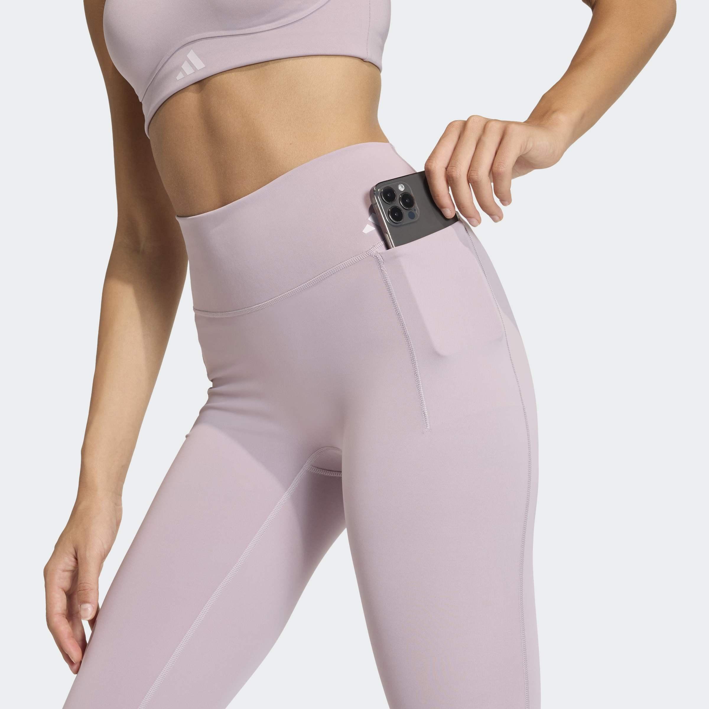 Optime Workout Full Length Leggings, Purple, A701_ONE, large image number 3
